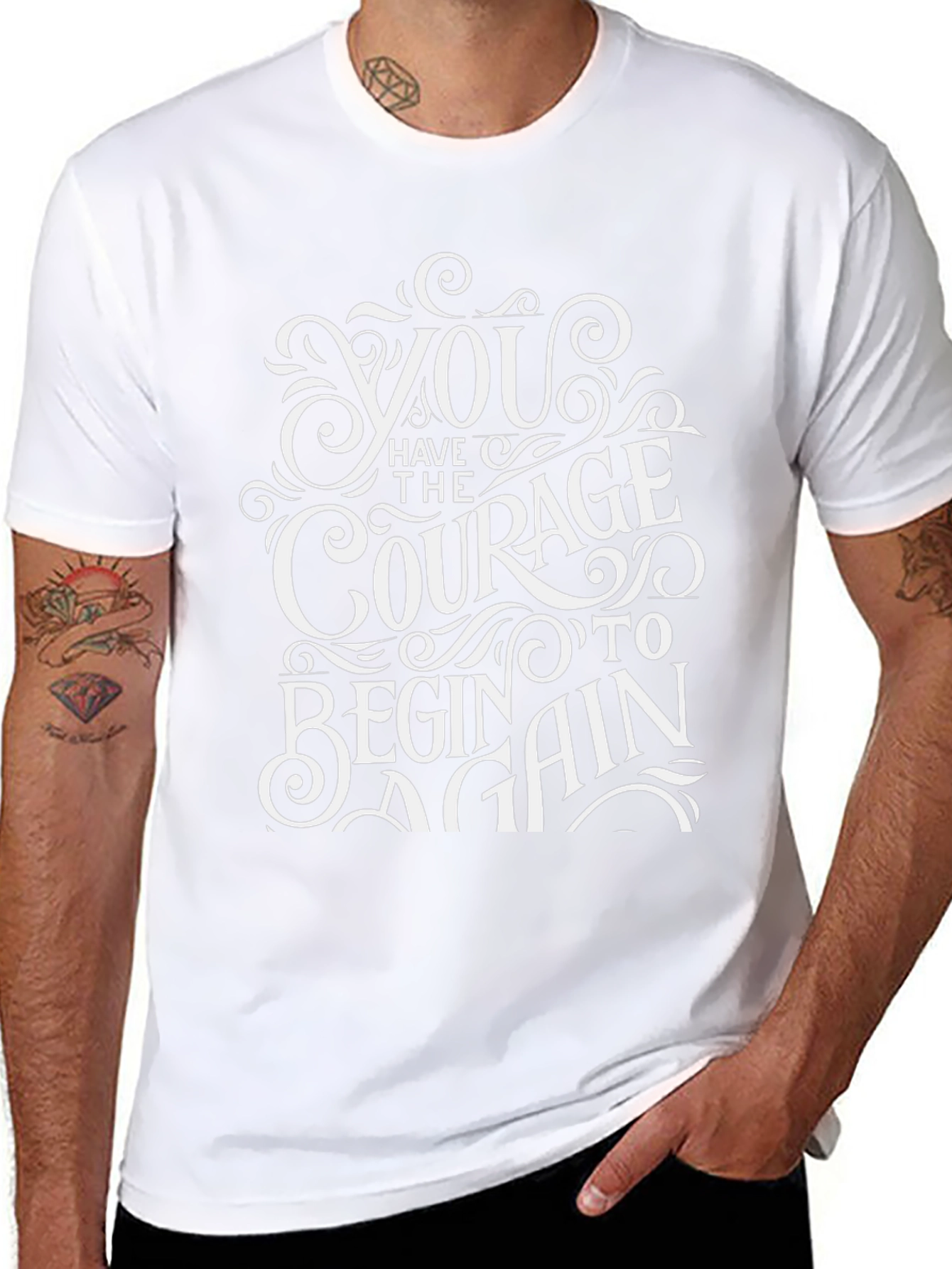 Courage to Begin Again Graphic Tee