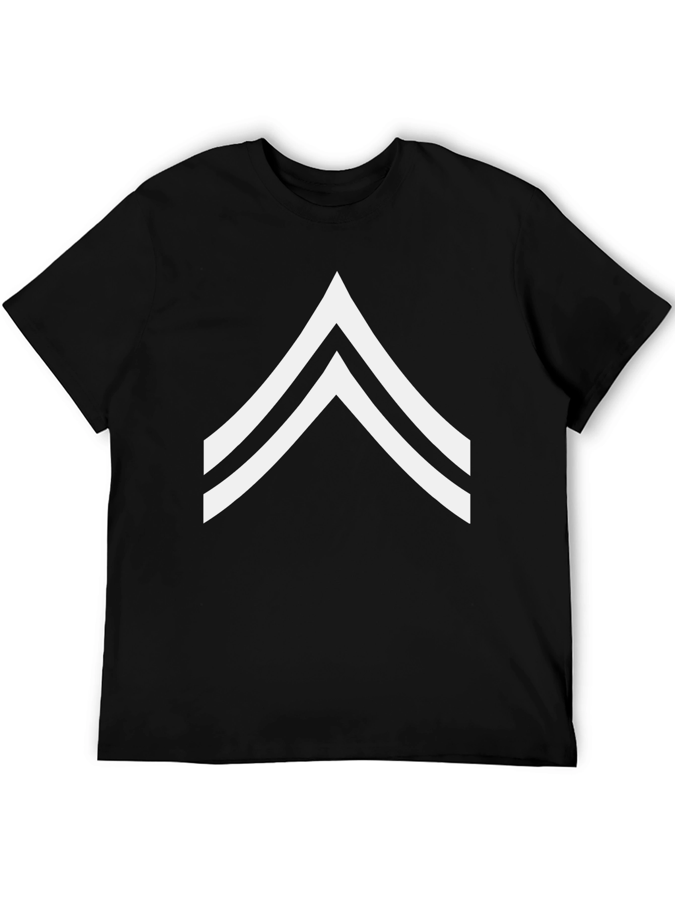 Sergeant Stripes Graphic Tee - Black
