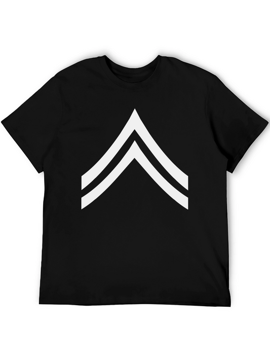 Sergeant Stripes Graphic Tee - Black