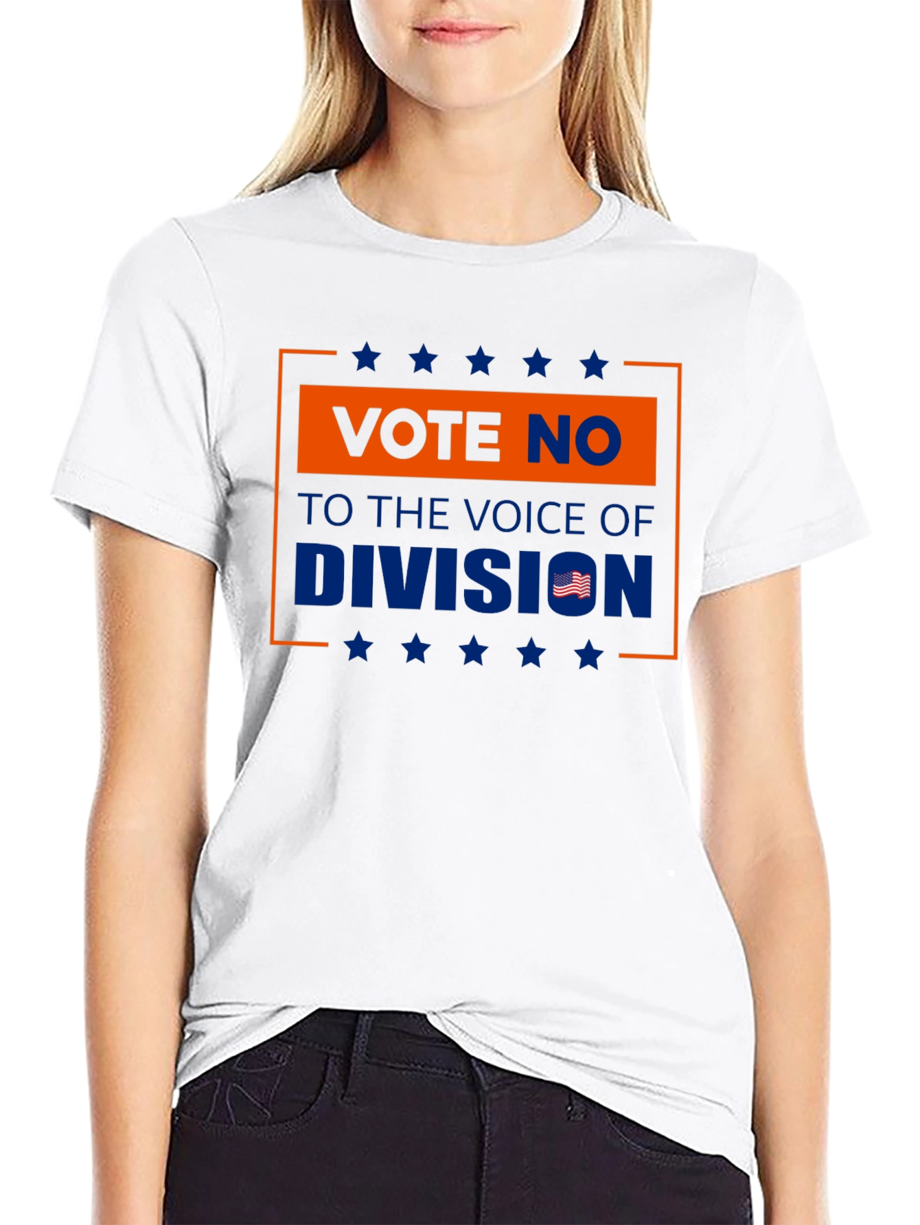Vote No Division Tee