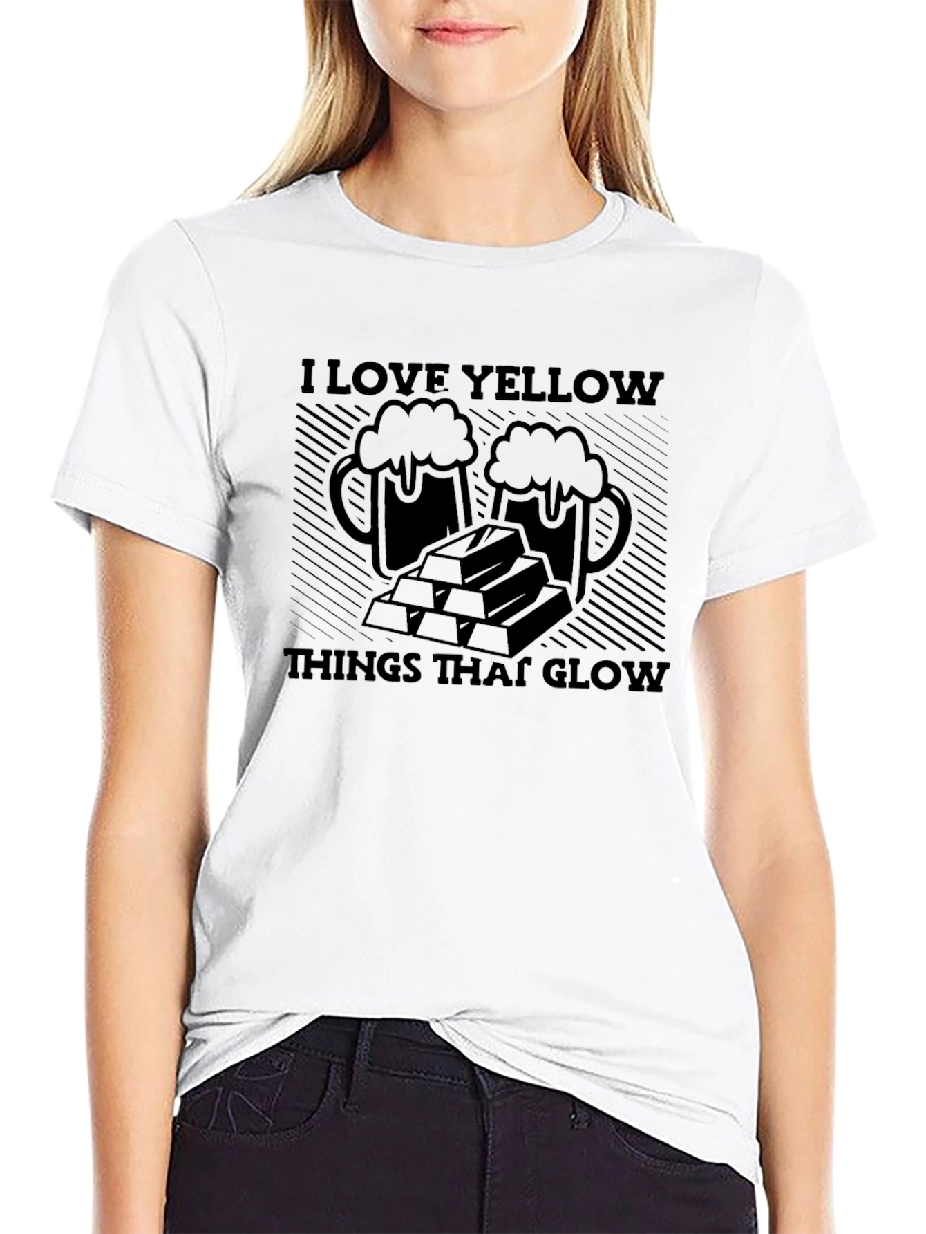 I Love Yellow Things That Glow Graphic Tee