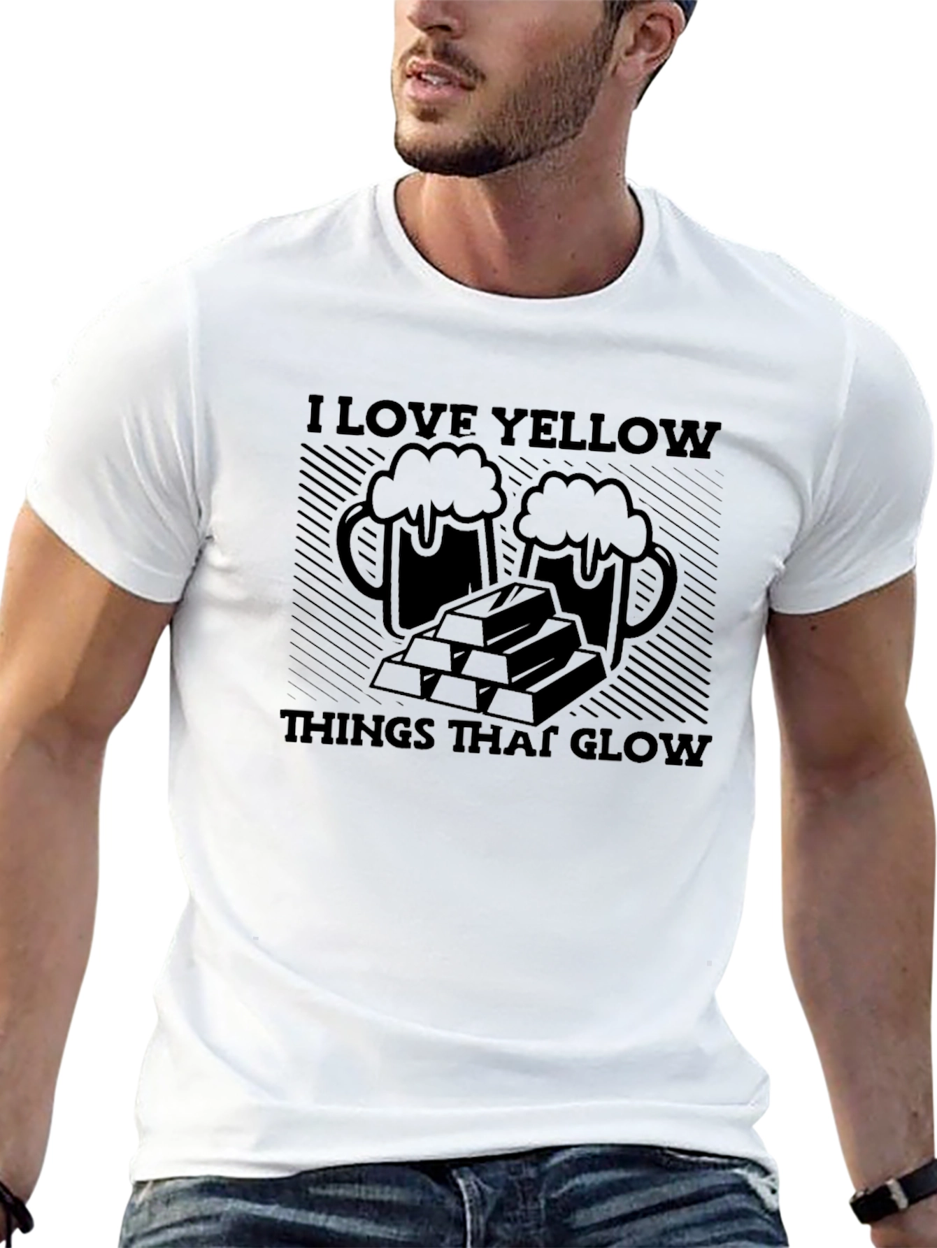 I Love Yellow Things That Glow Graphic Tee