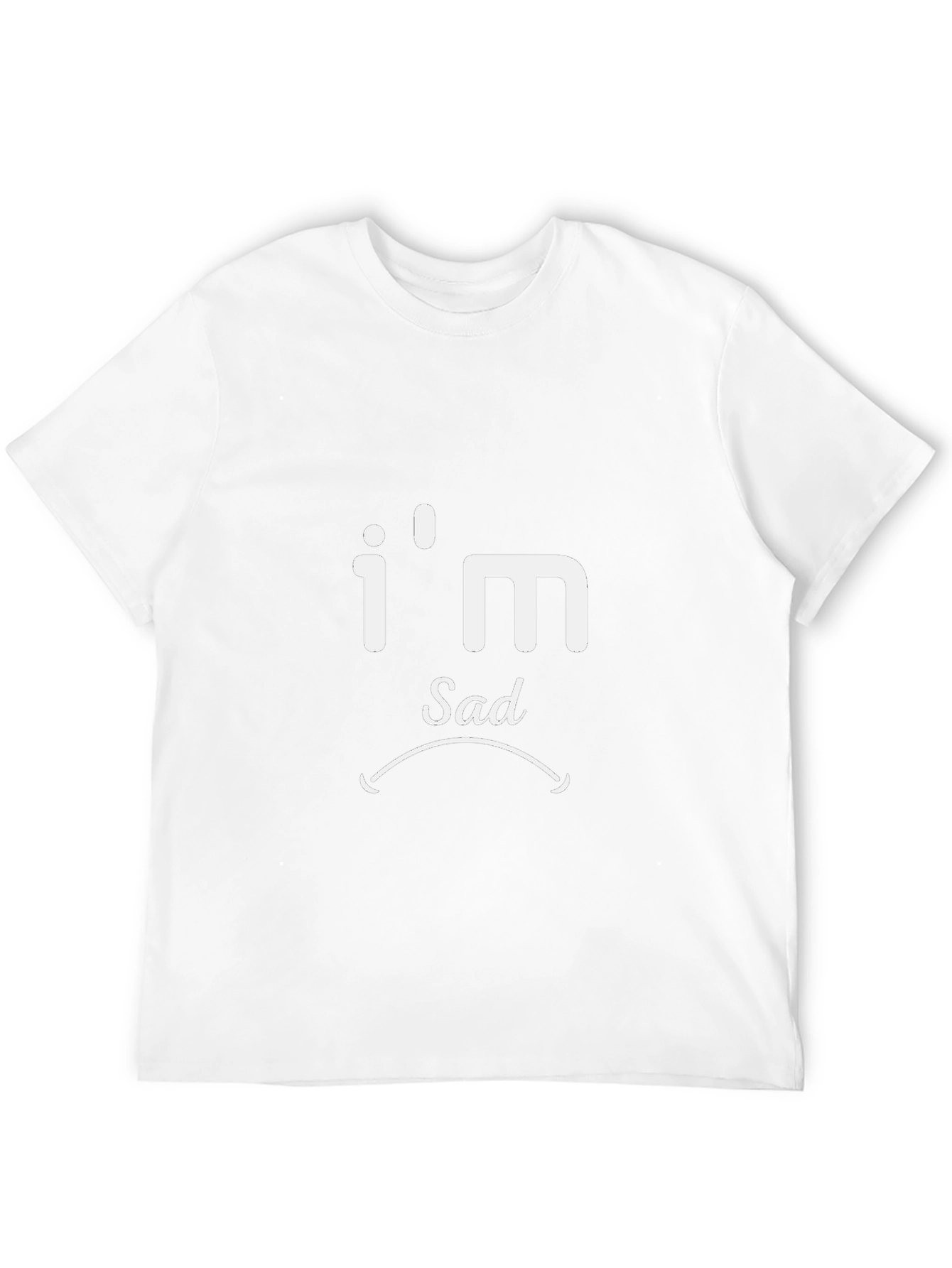 Im Sad T-Shirt - Black Graphic Tee