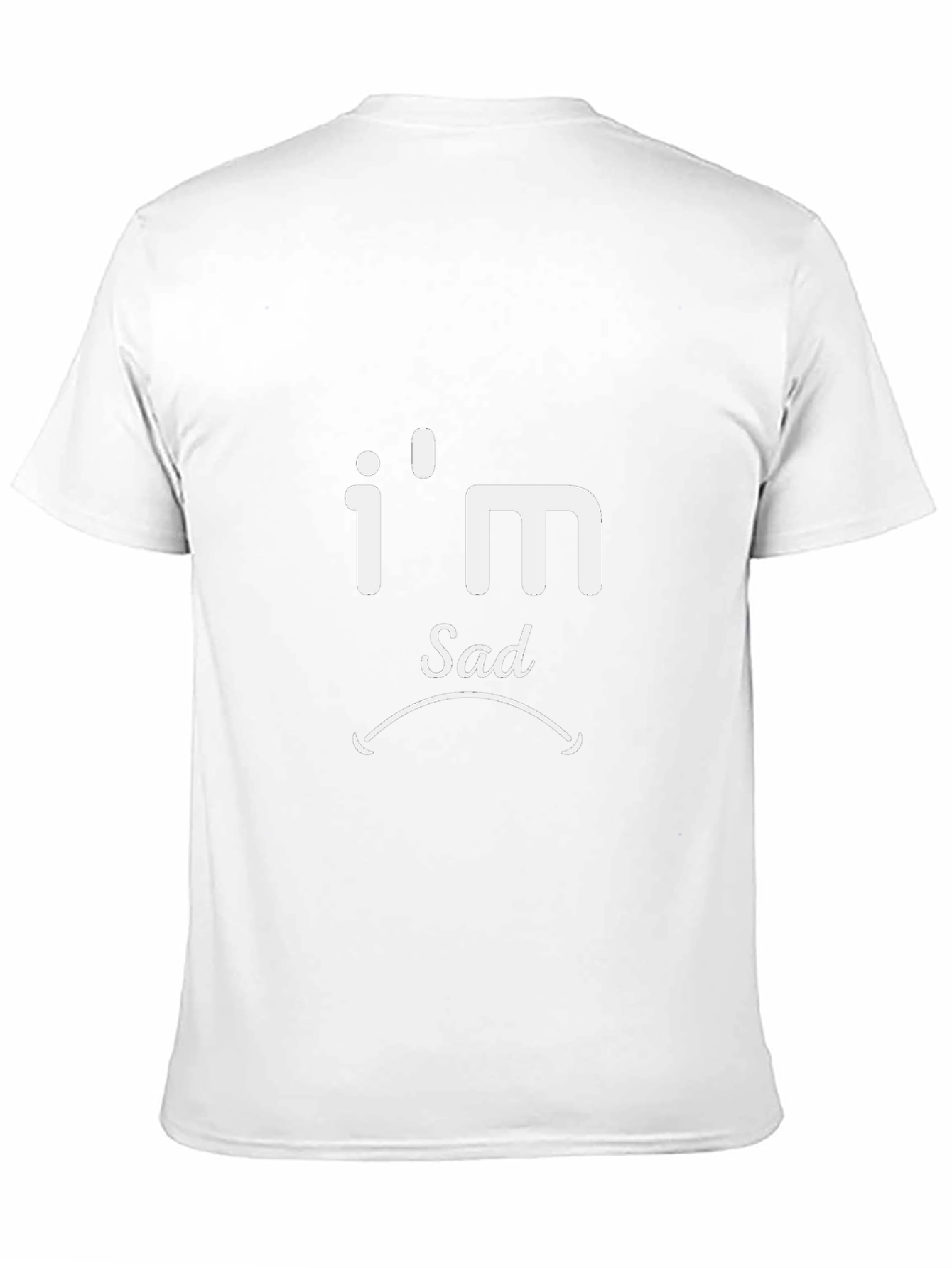 Im Sad T-Shirt - Black Graphic Tee