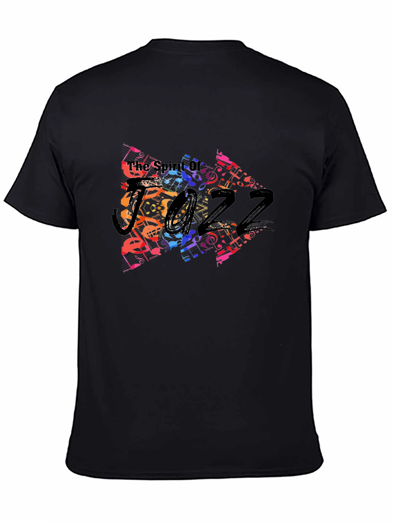 Spirit of Jazz Music Note Graphic T-Shirt