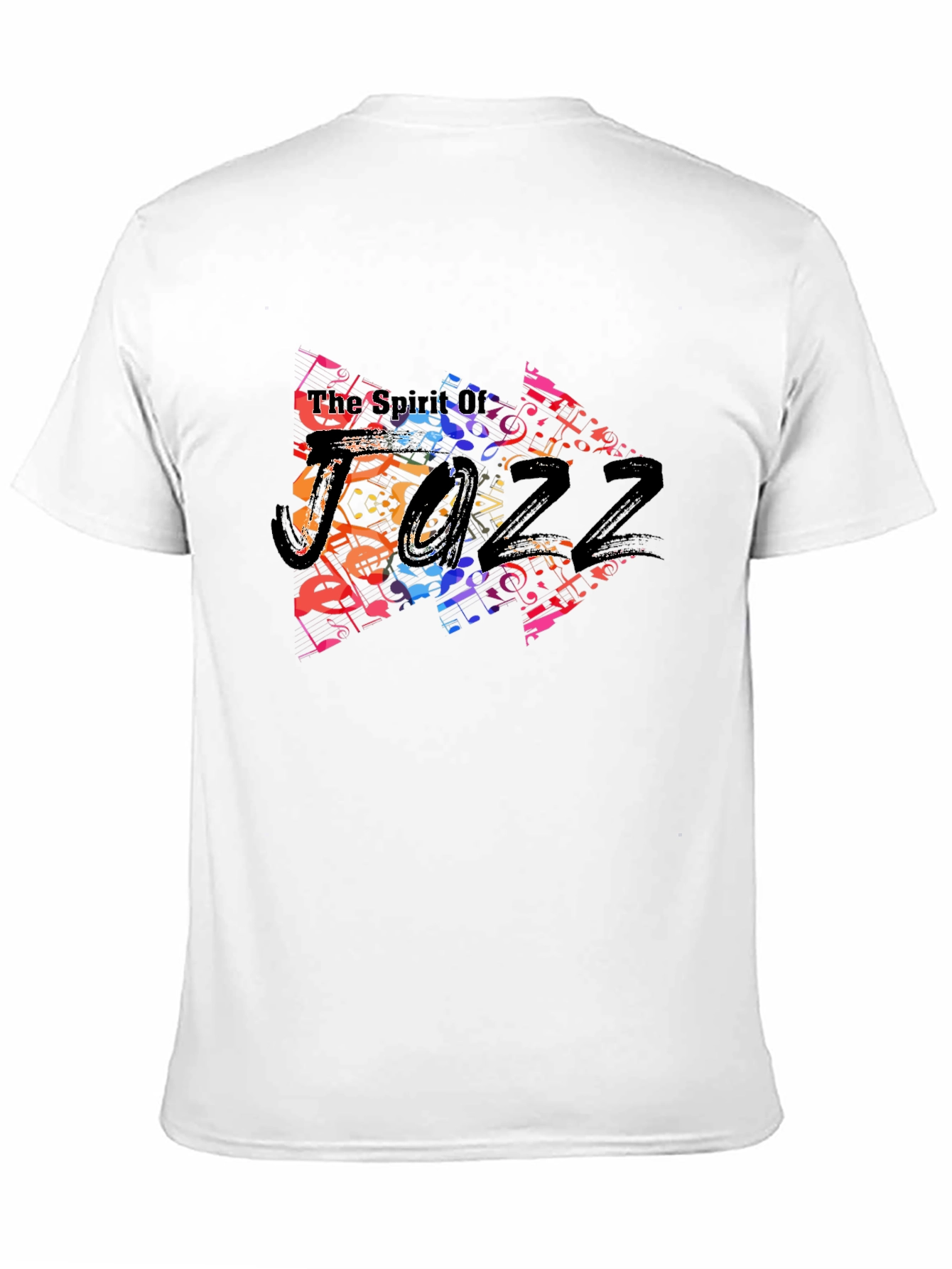 Spirit of Jazz Music Note Graphic T-Shirt