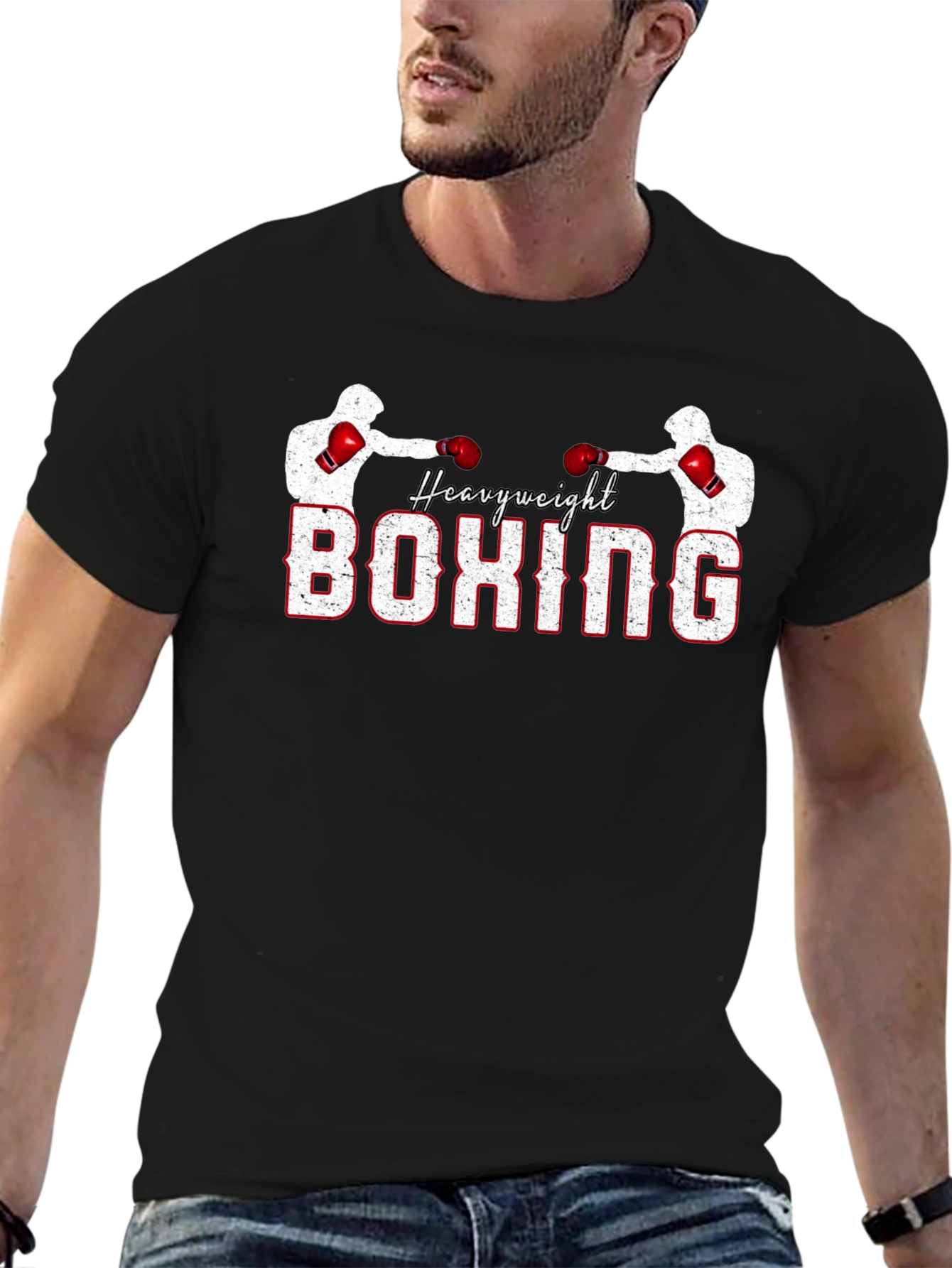 Heavyweight Boxing Graphic T-Shirt