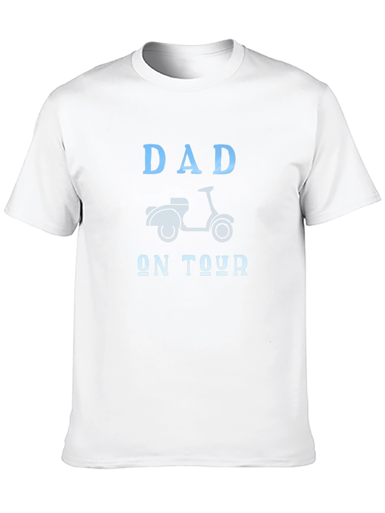 Dad on Tour Graphic Tee - Black Cotton T-Shirt