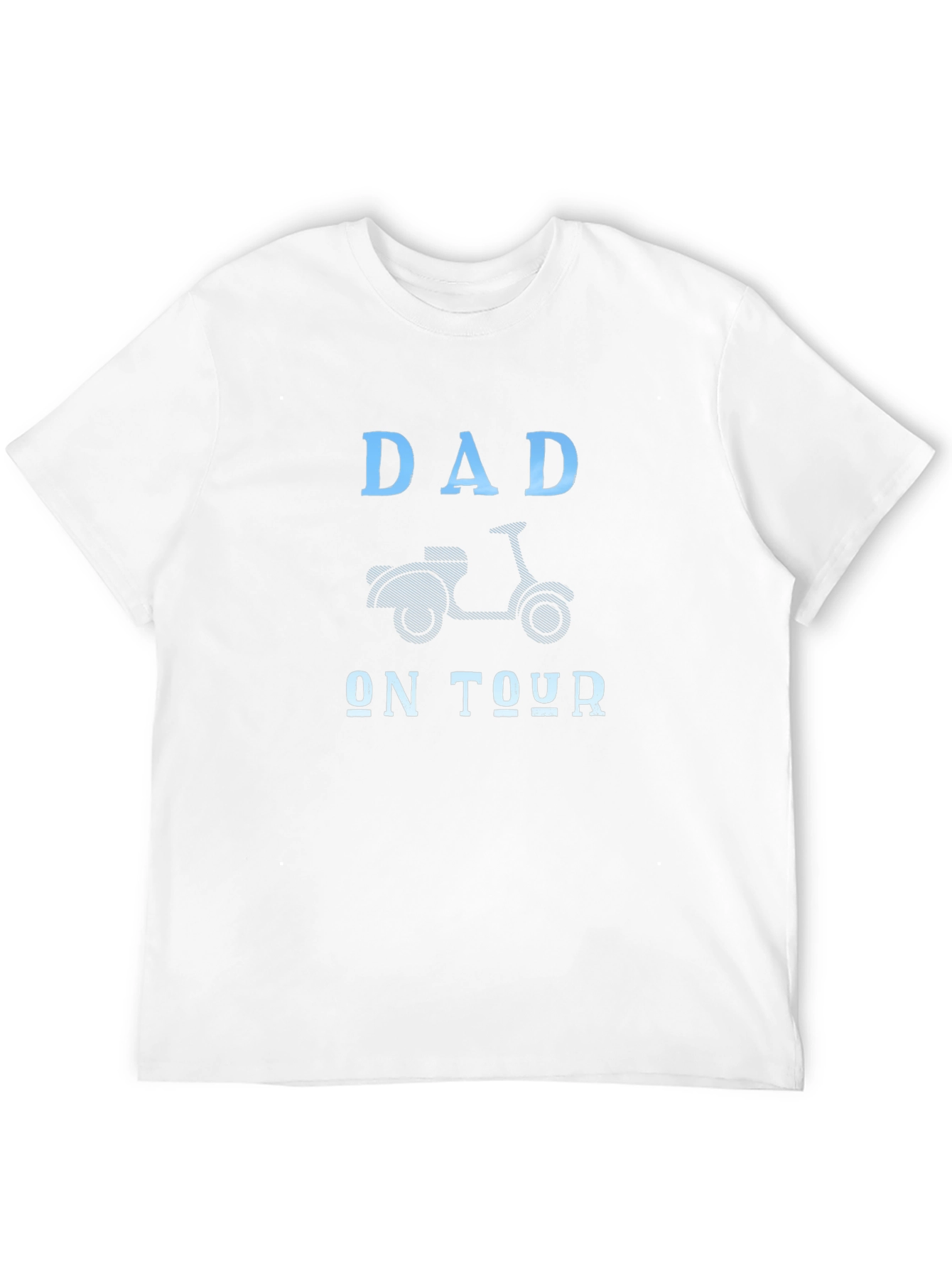 Dad on Tour Graphic Tee - Black Cotton T-Shirt
