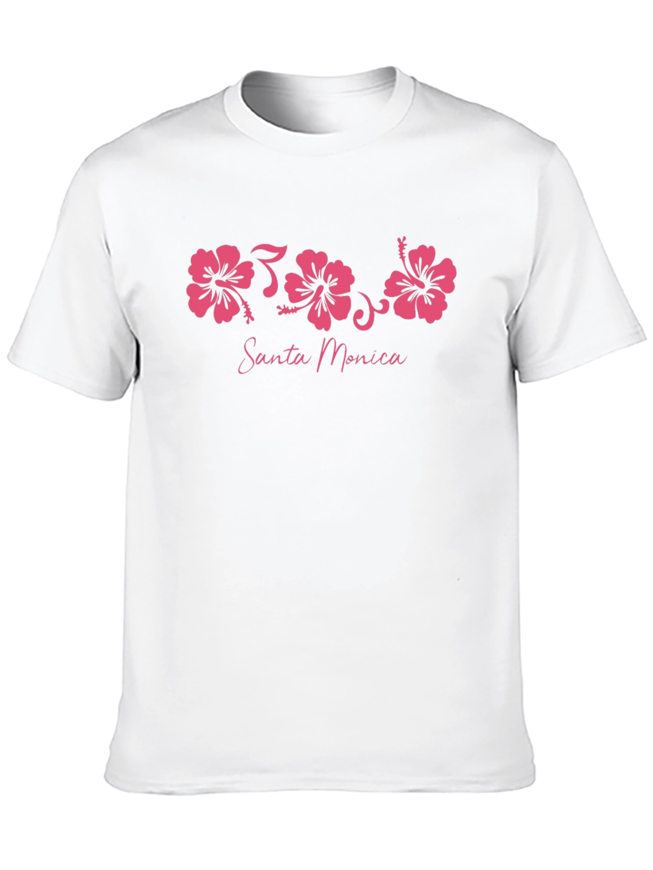 Santa Monica Hibiscus Graphic Tee