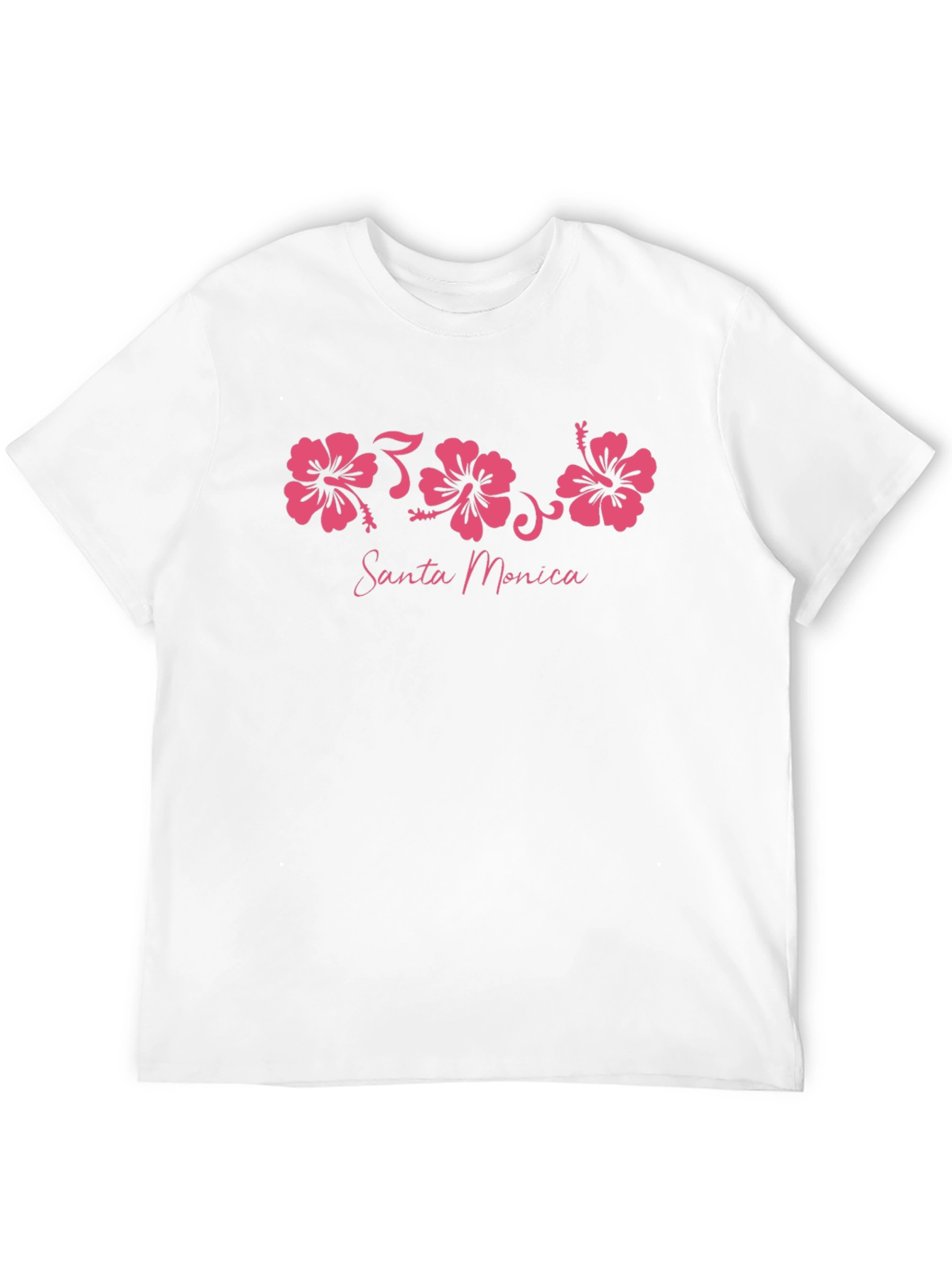 Santa Monica Hibiscus Graphic Tee