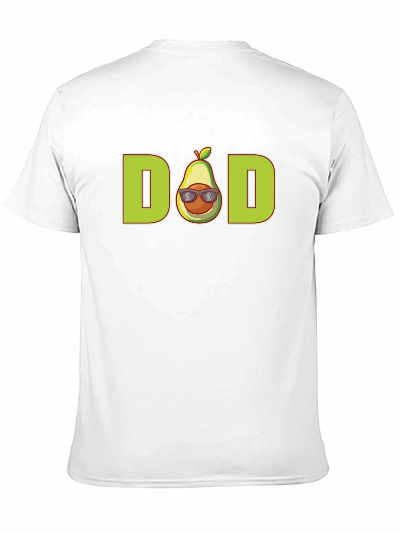 Avocado Dad Graphic T-Shirt - Black Casual Tee