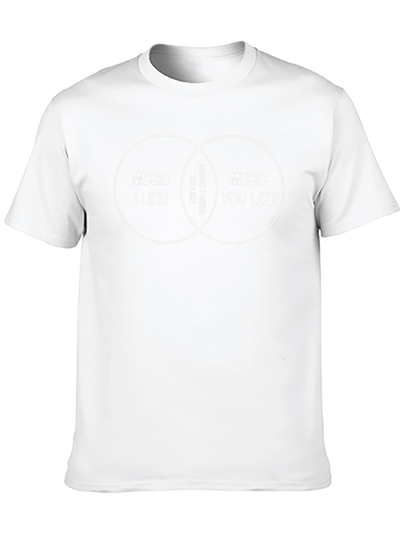 Music Venn Diagram Graphic T-Shirt
