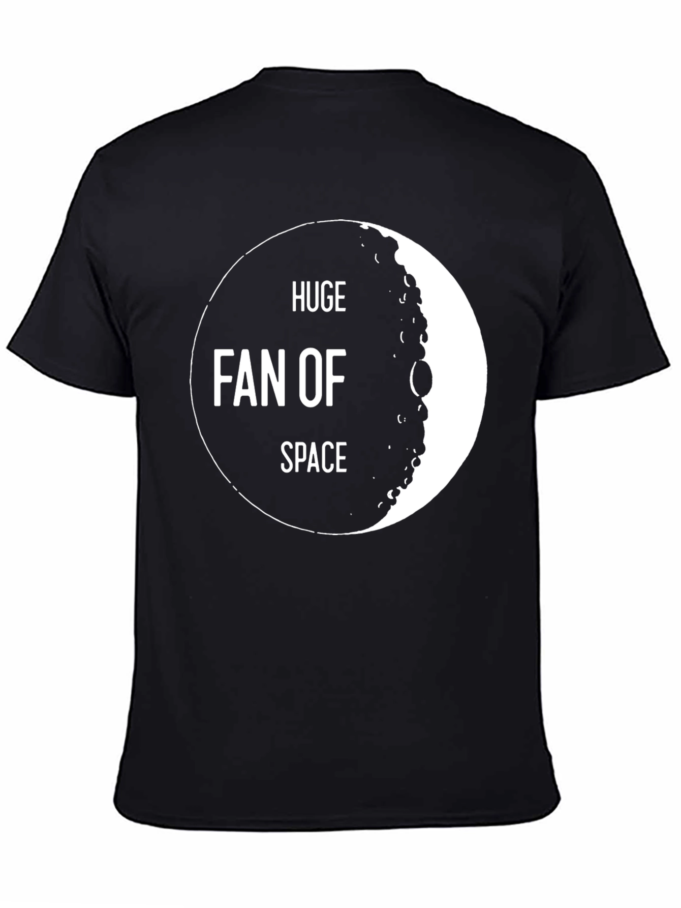Huge Fan Of Space Graphic Tee - Black