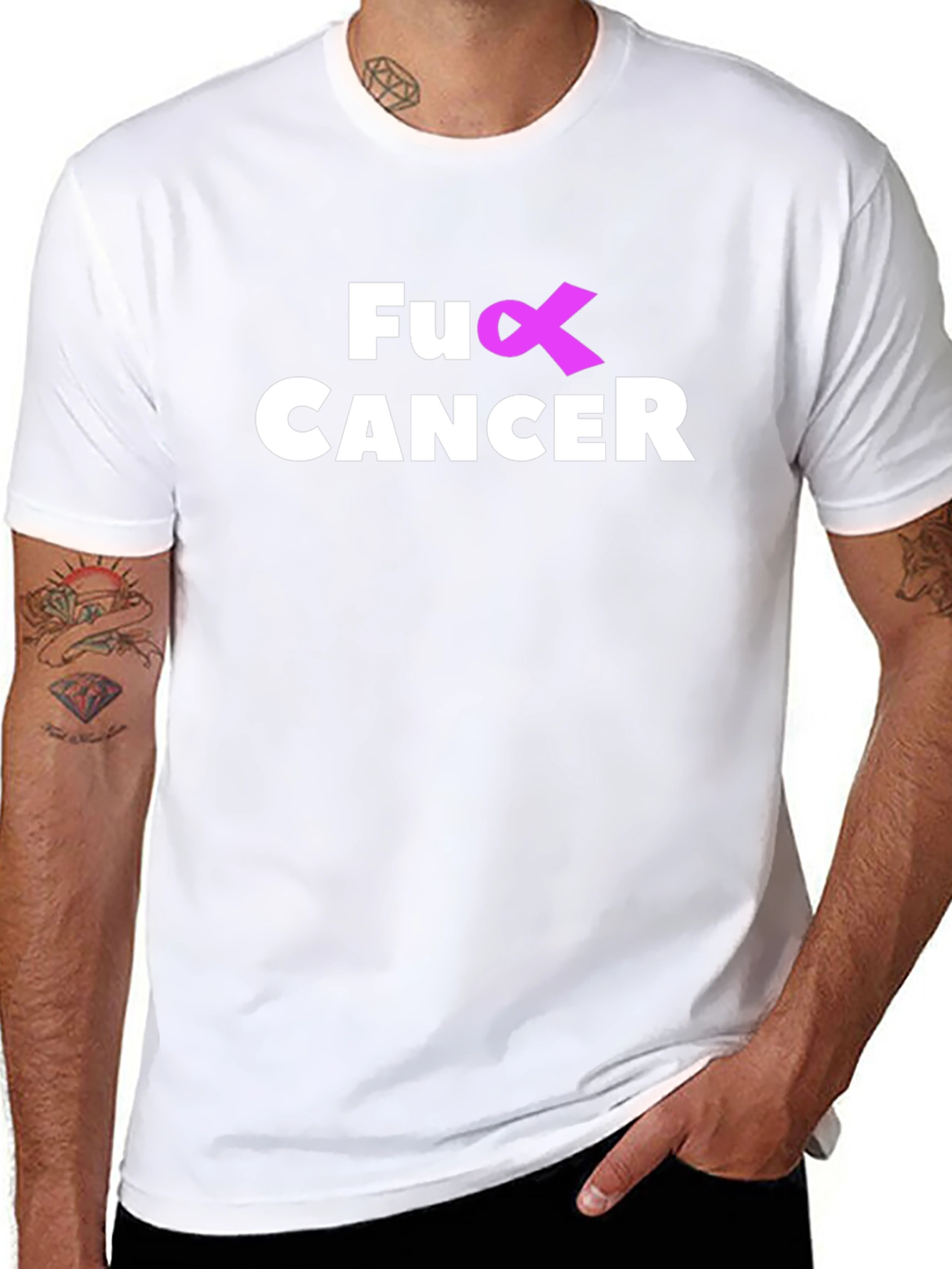 Fu Cancer Awareness T-Shirt - Support the Cause
