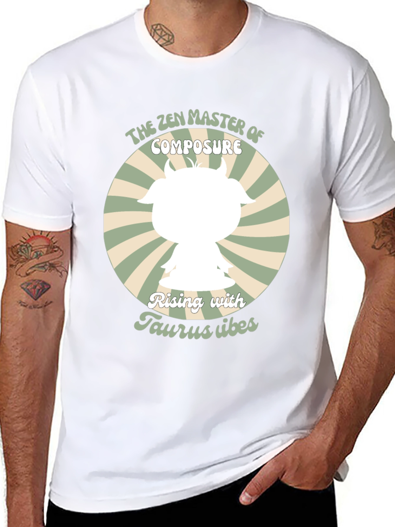 Zen Master Taurus T-Shirt - Rising Vibes