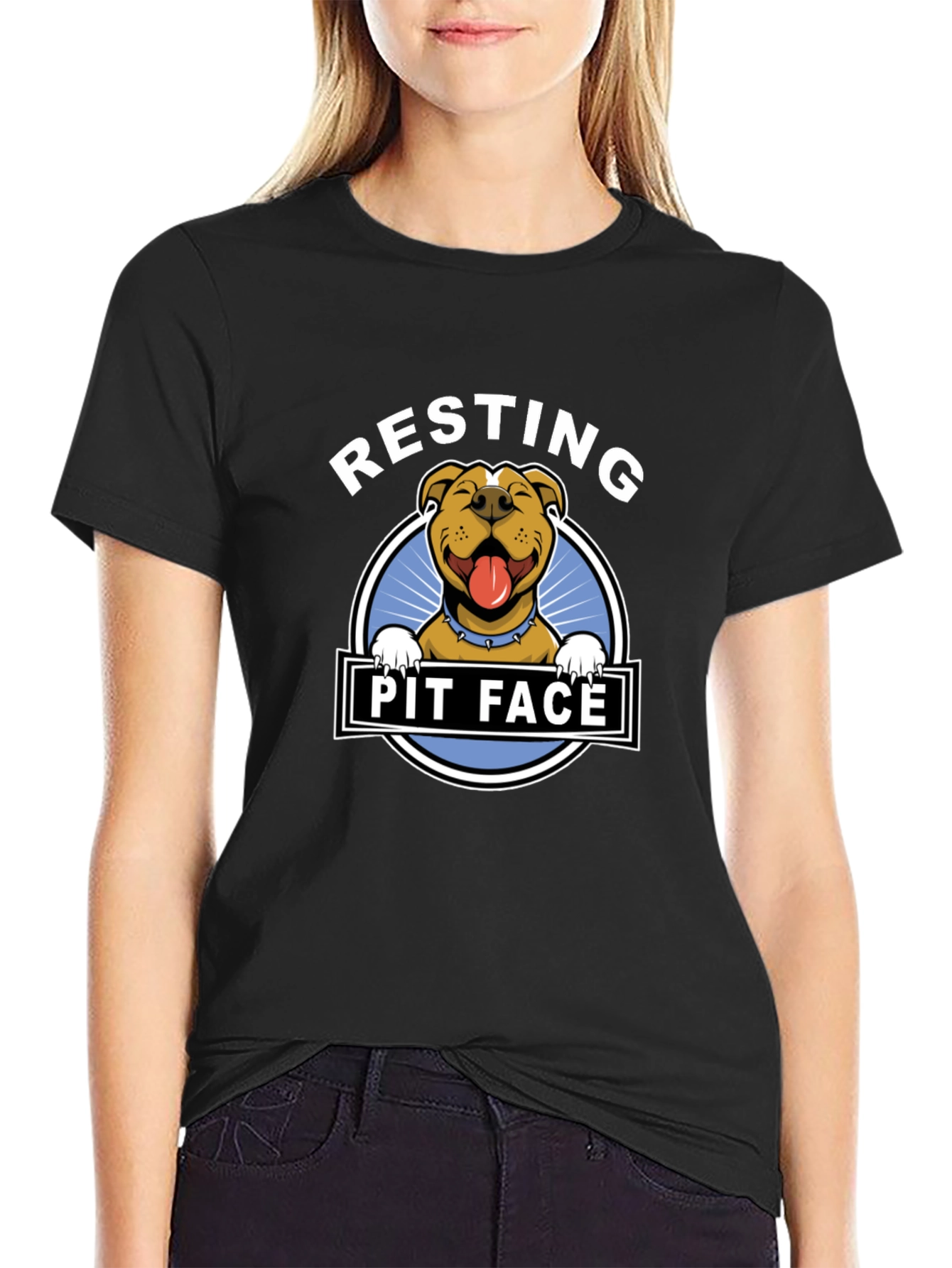 Resting Pit Face Graphic T-Shirt