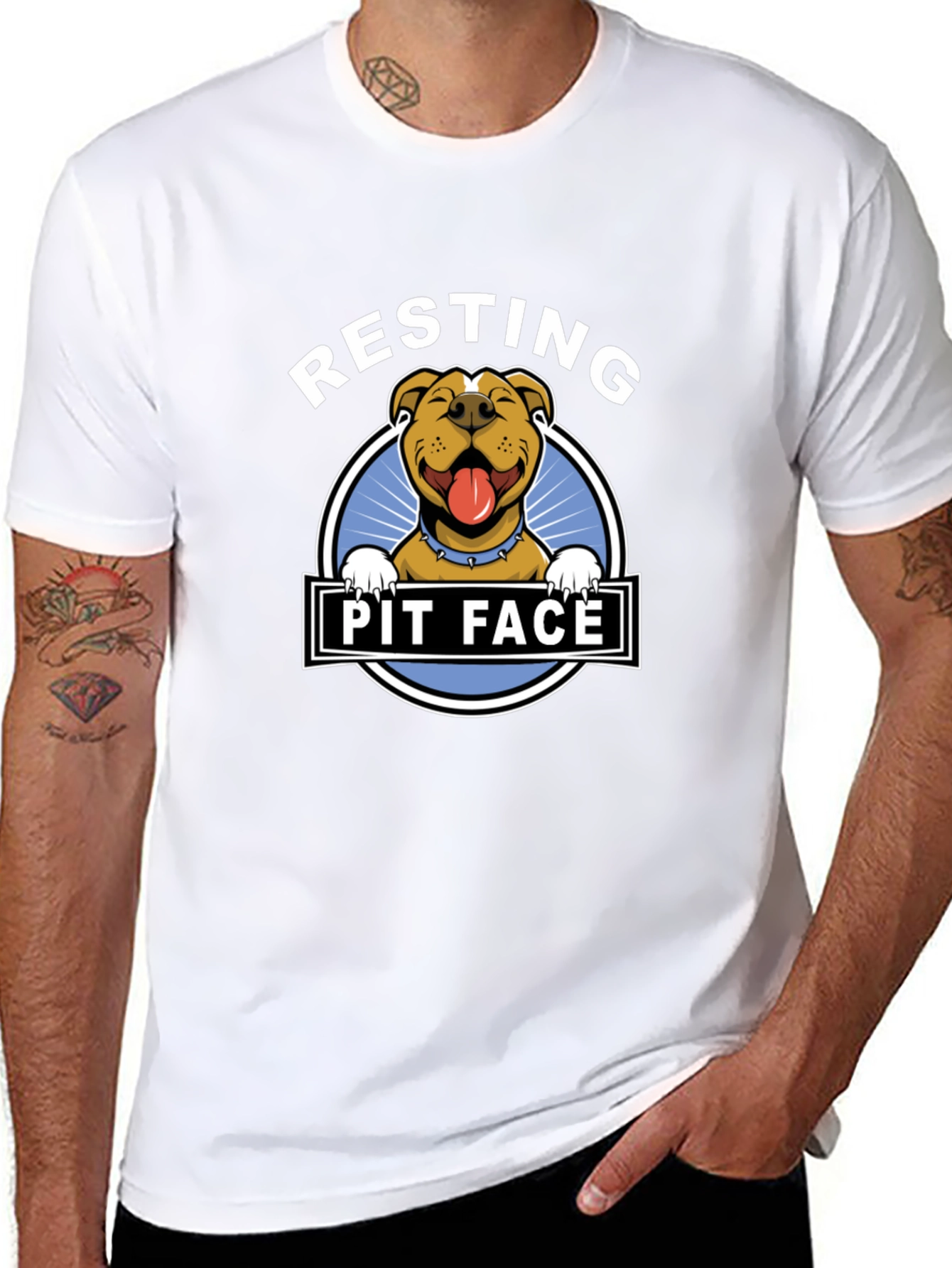 Resting Pit Face Graphic T-Shirt