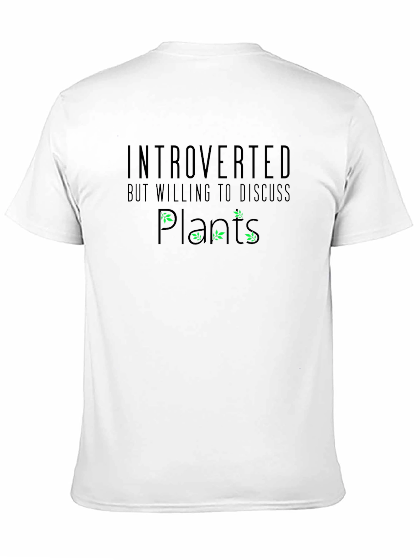 Introverted Plant Lover T-Shirt - Funny Botany Tee
