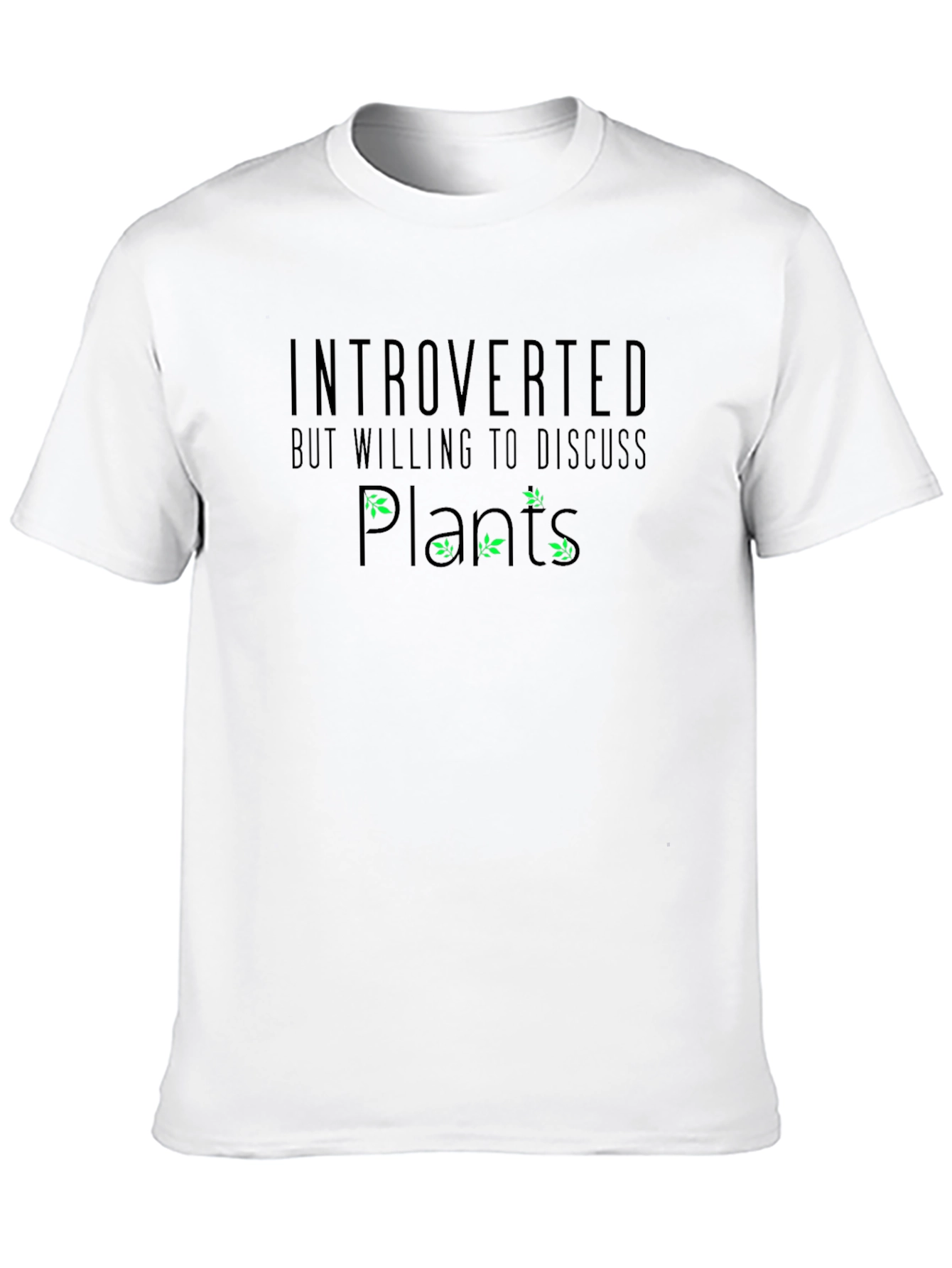Introverted Plant Lover T-Shirt - Funny Botany Tee