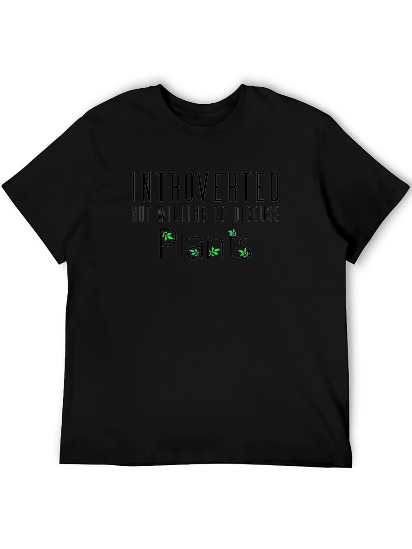 Introverted Plant Lover T-Shirt - Funny Botany Tee