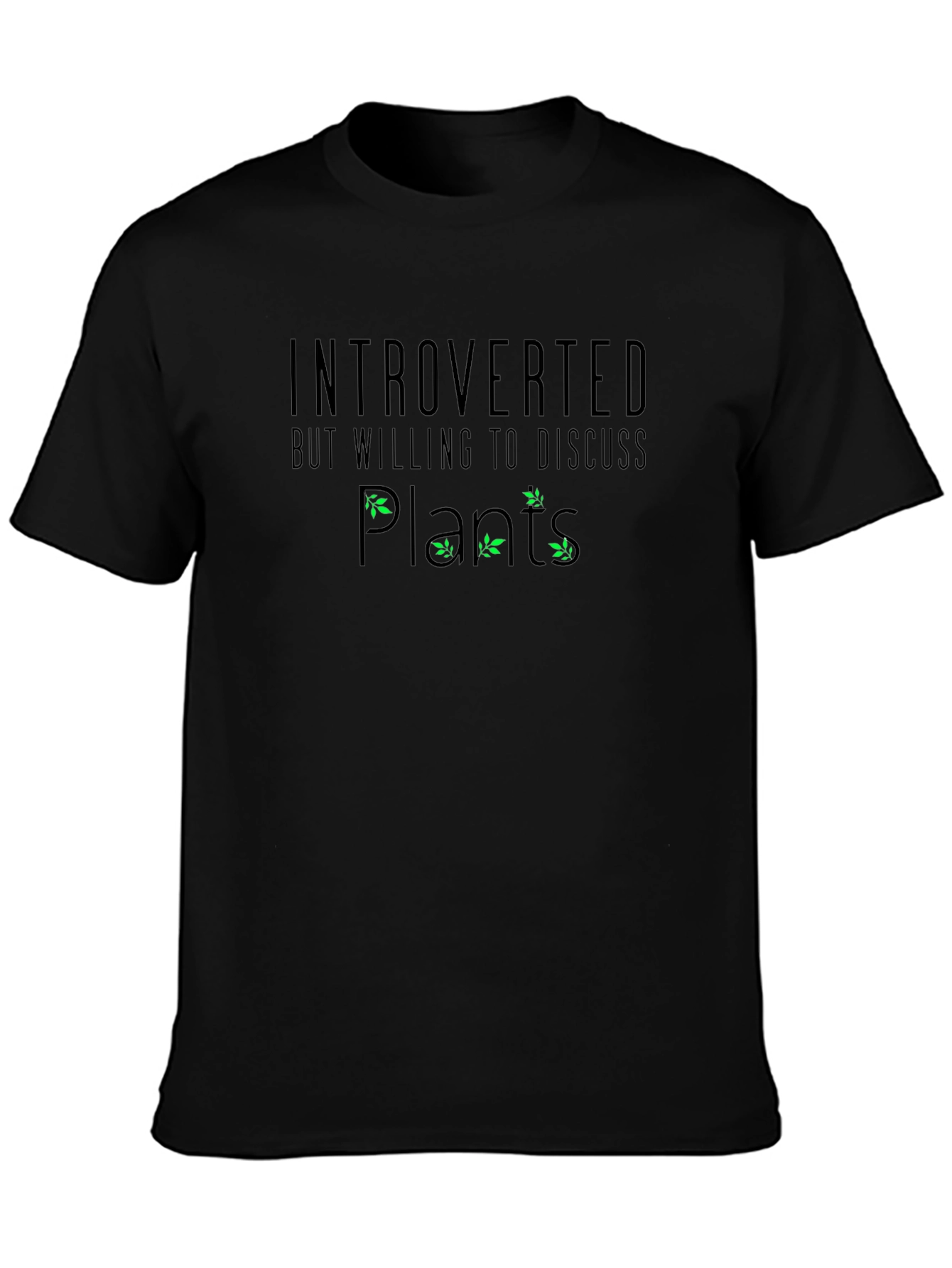 Introverted Plant Lover T-Shirt - Funny Botany Tee