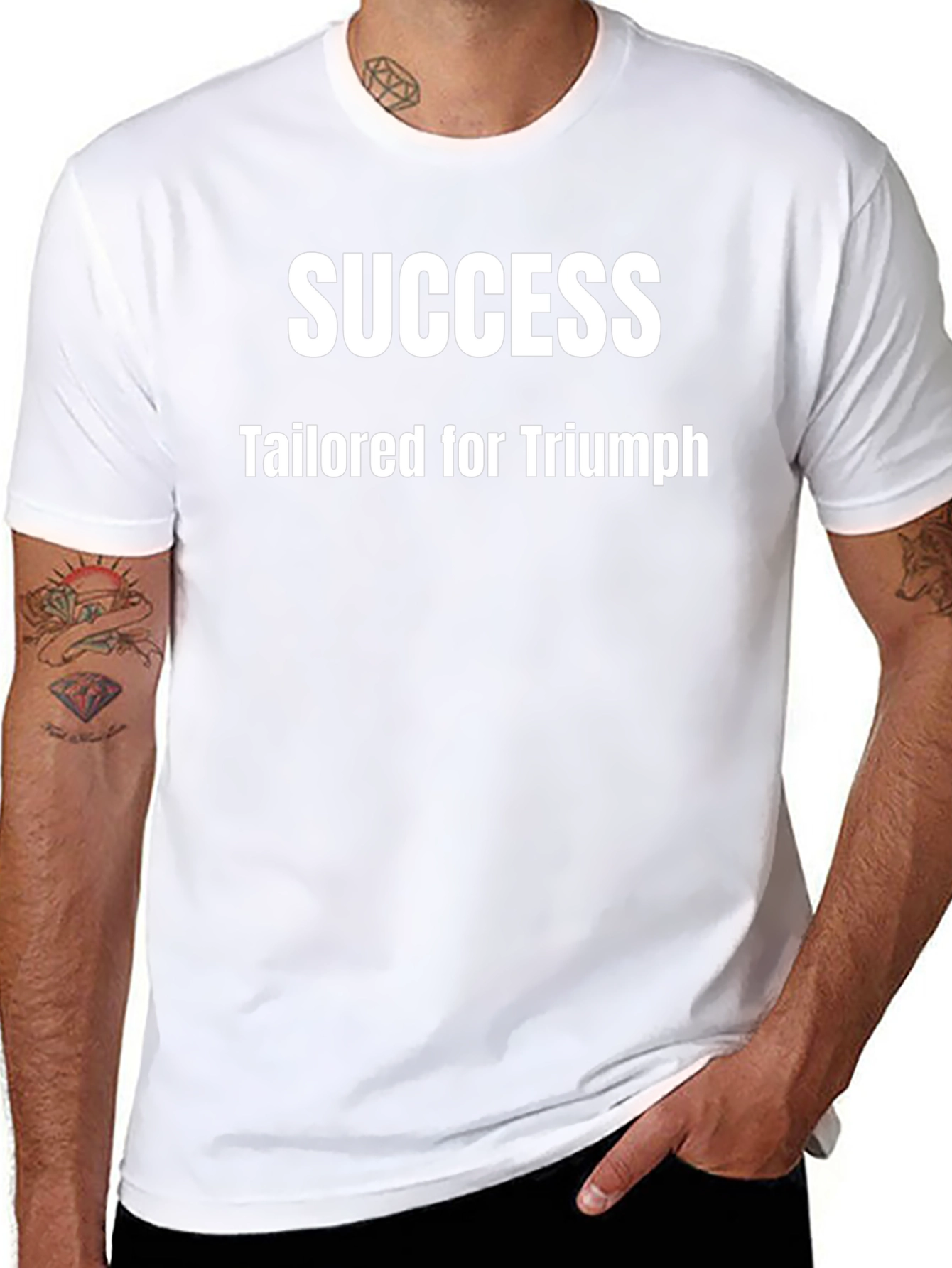 Success Tailored for Triumph Black T-Shirt