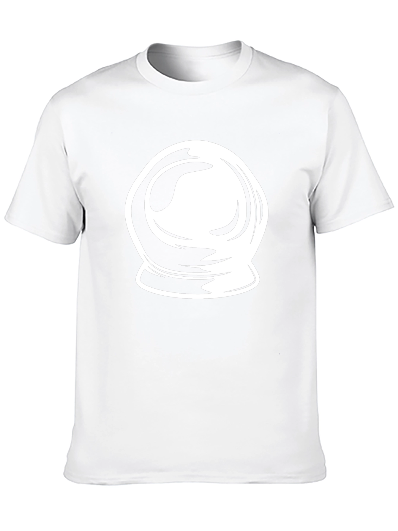 Mystic Crystal Ball Graphic Tee - Black Cotton Blend