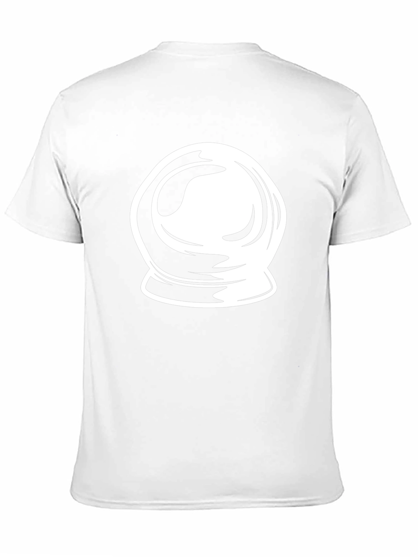 Mystic Crystal Ball Graphic Tee - Black Cotton Blend