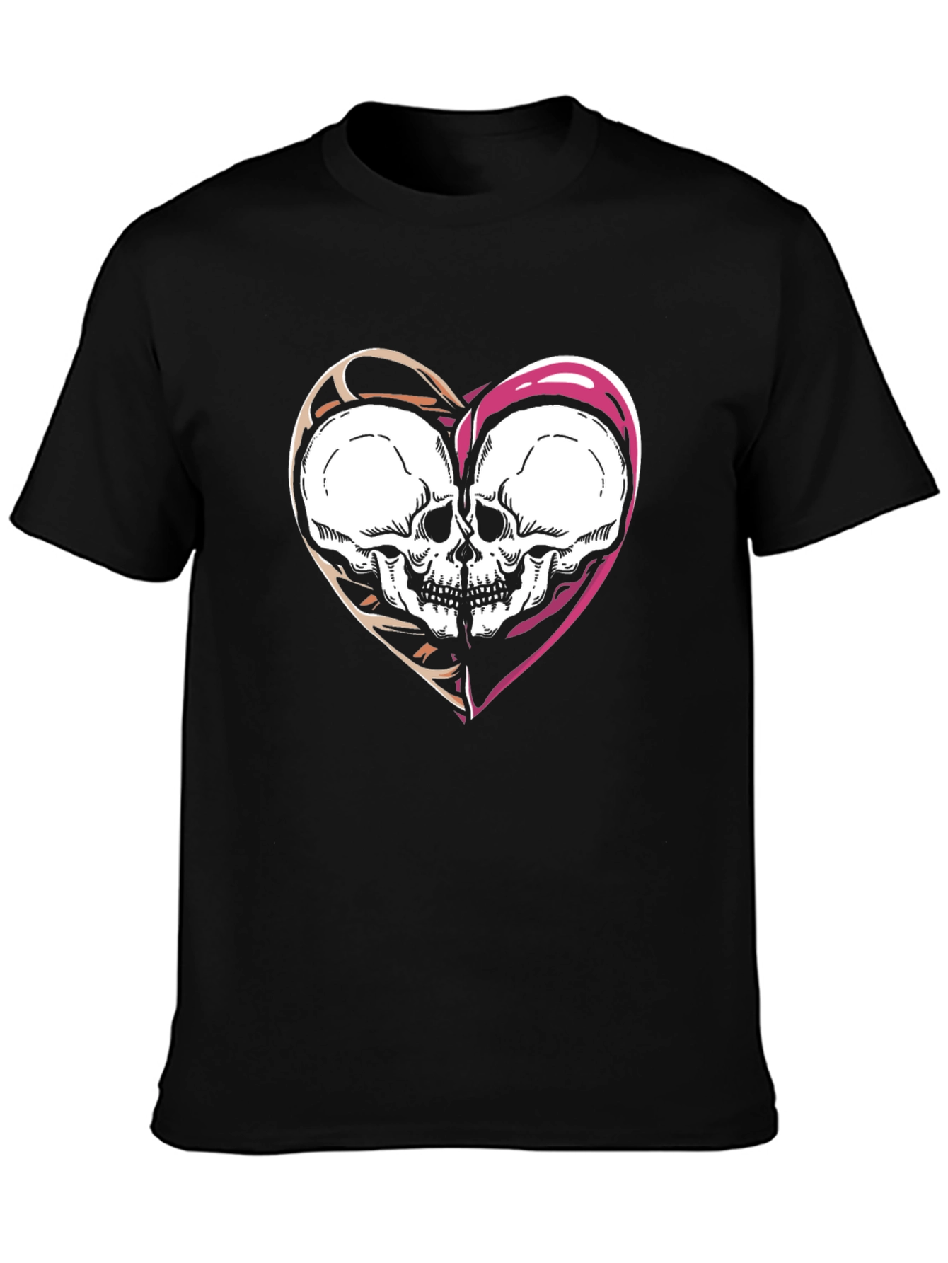 Skull Heart Graphic T-Shirt - Unisex Design