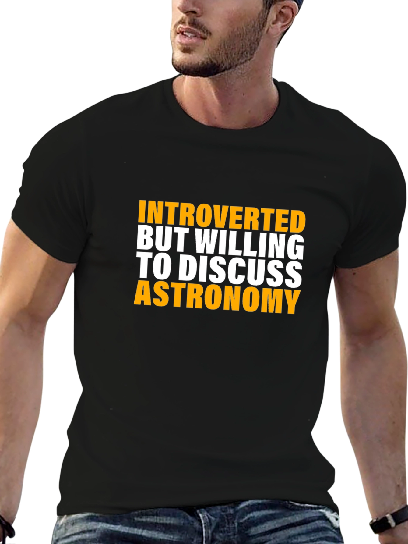 Introverted Astronomy T-Shirt | Science Humor Tee