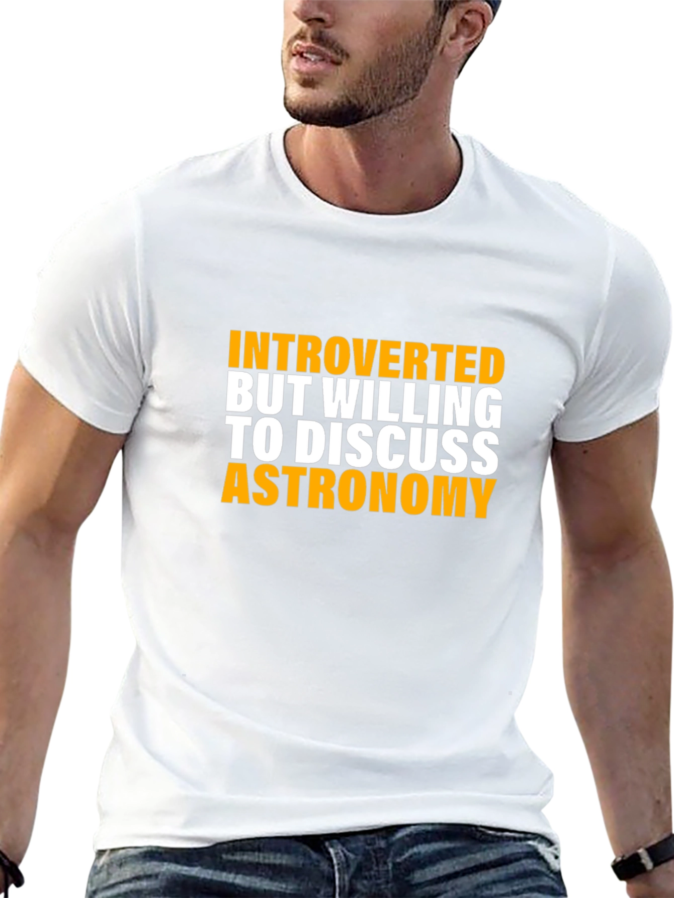 Introverted Astronomy T-Shirt | Science Humor Tee