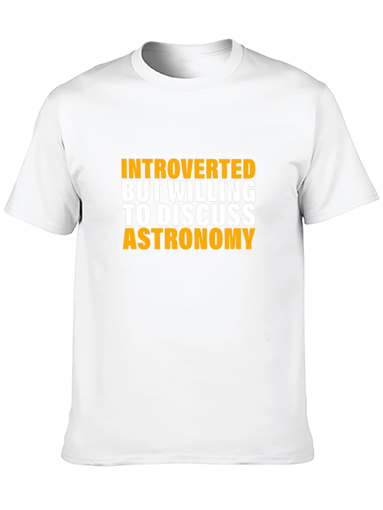 Introverted Astronomy T-Shirt | Science Humor Tee