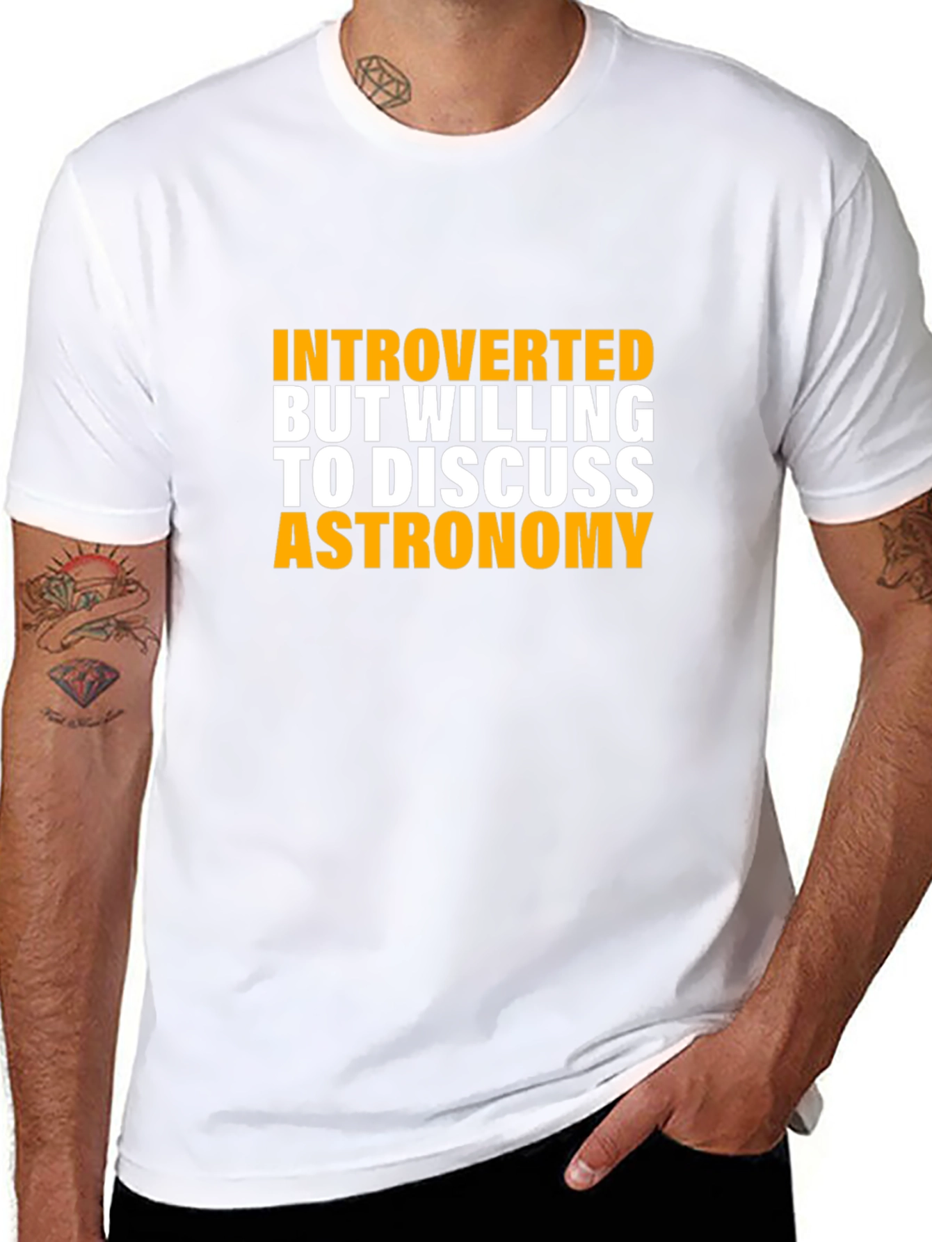 Introverted Astronomy T-Shirt | Science Humor Tee