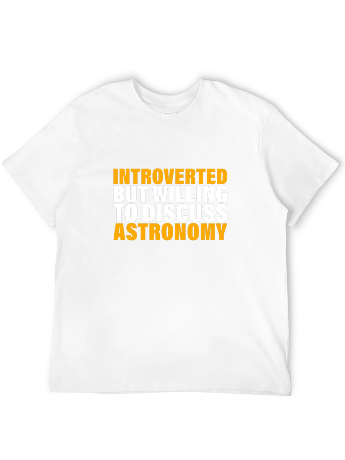 Introverted Astronomy T-Shirt | Science Humor Tee