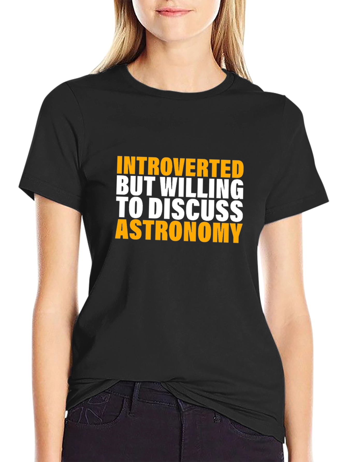 Introverted Astronomy T-Shirt | Science Humor Tee