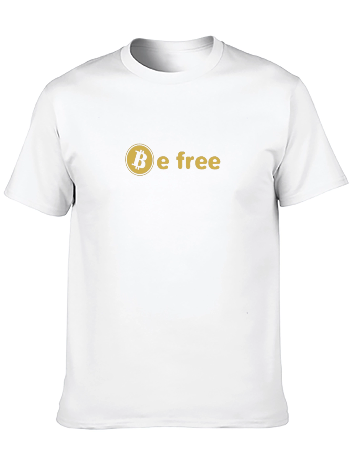 Bitcoin Be Free Black Graphic T-Shirt