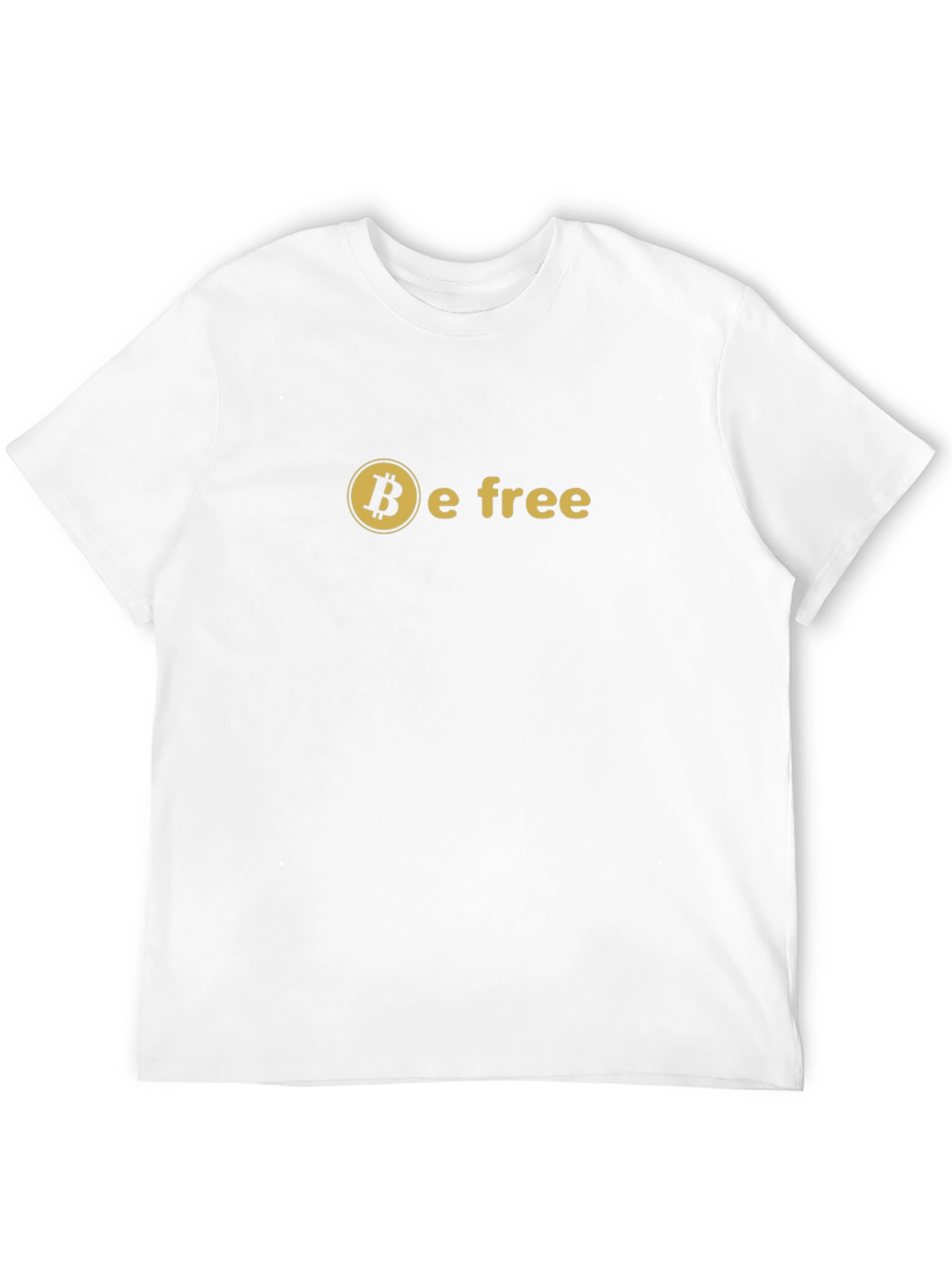 Bitcoin Be Free Black Graphic T-Shirt