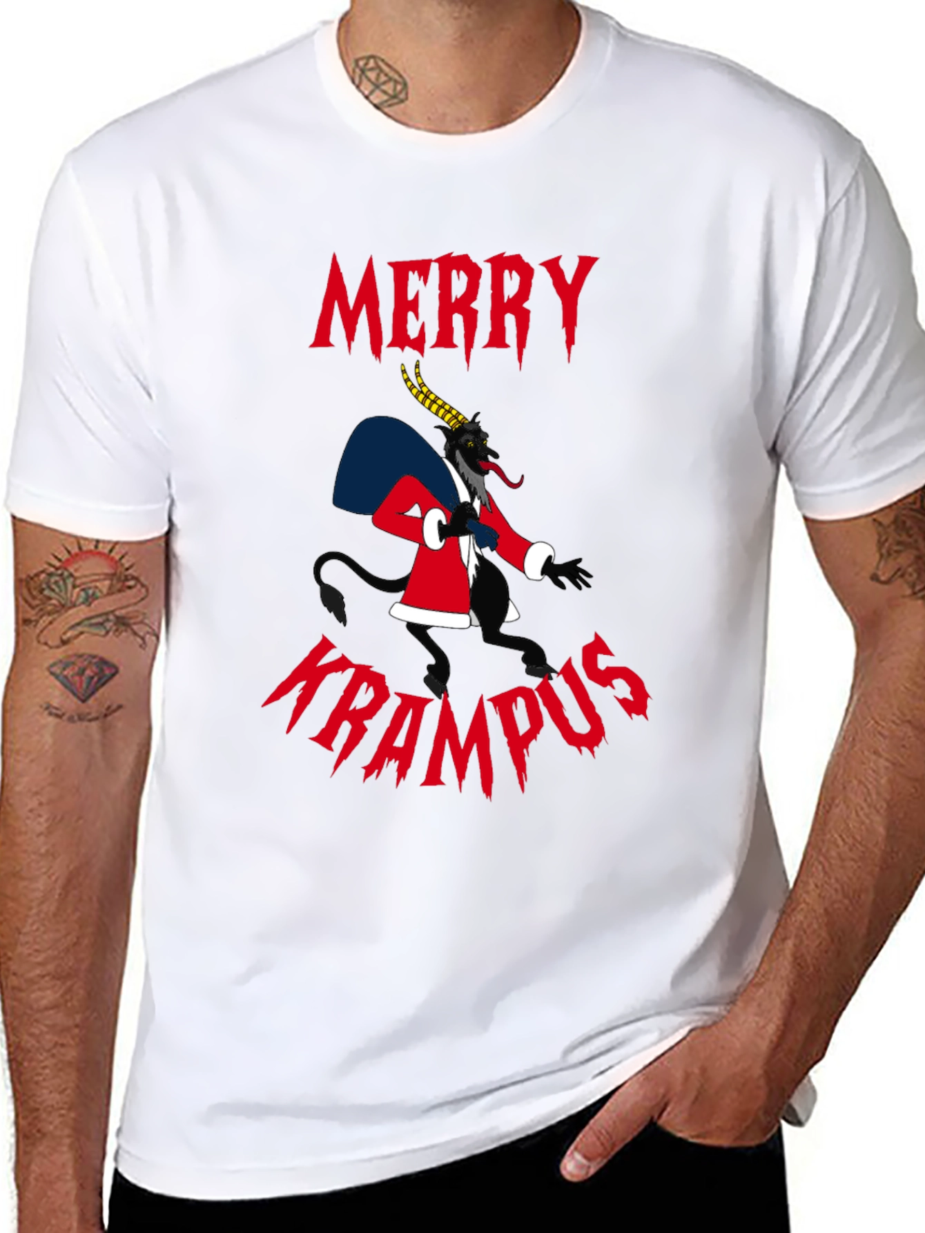 Merry Krampus Graphic T-Shirt