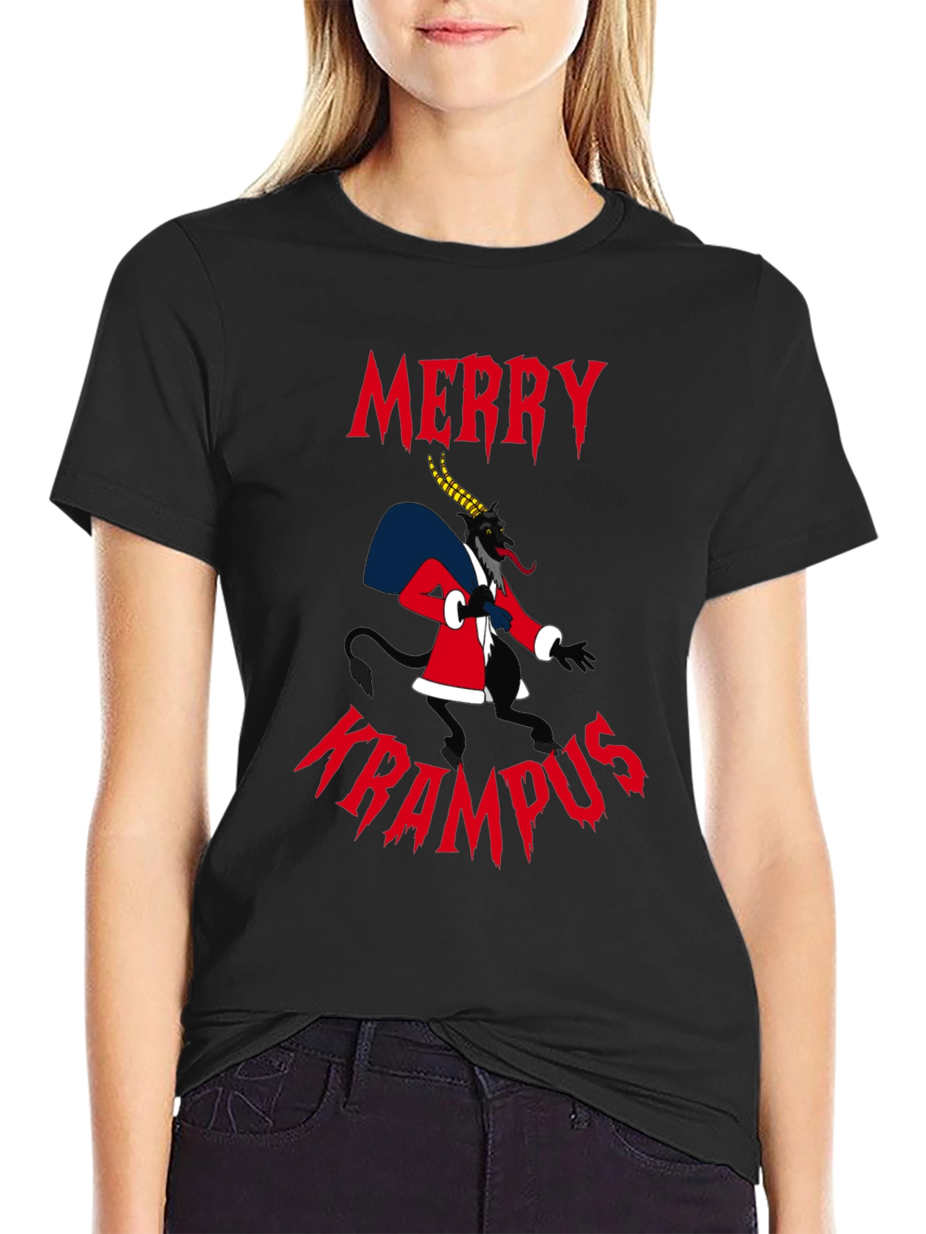 Merry Krampus Graphic T-Shirt