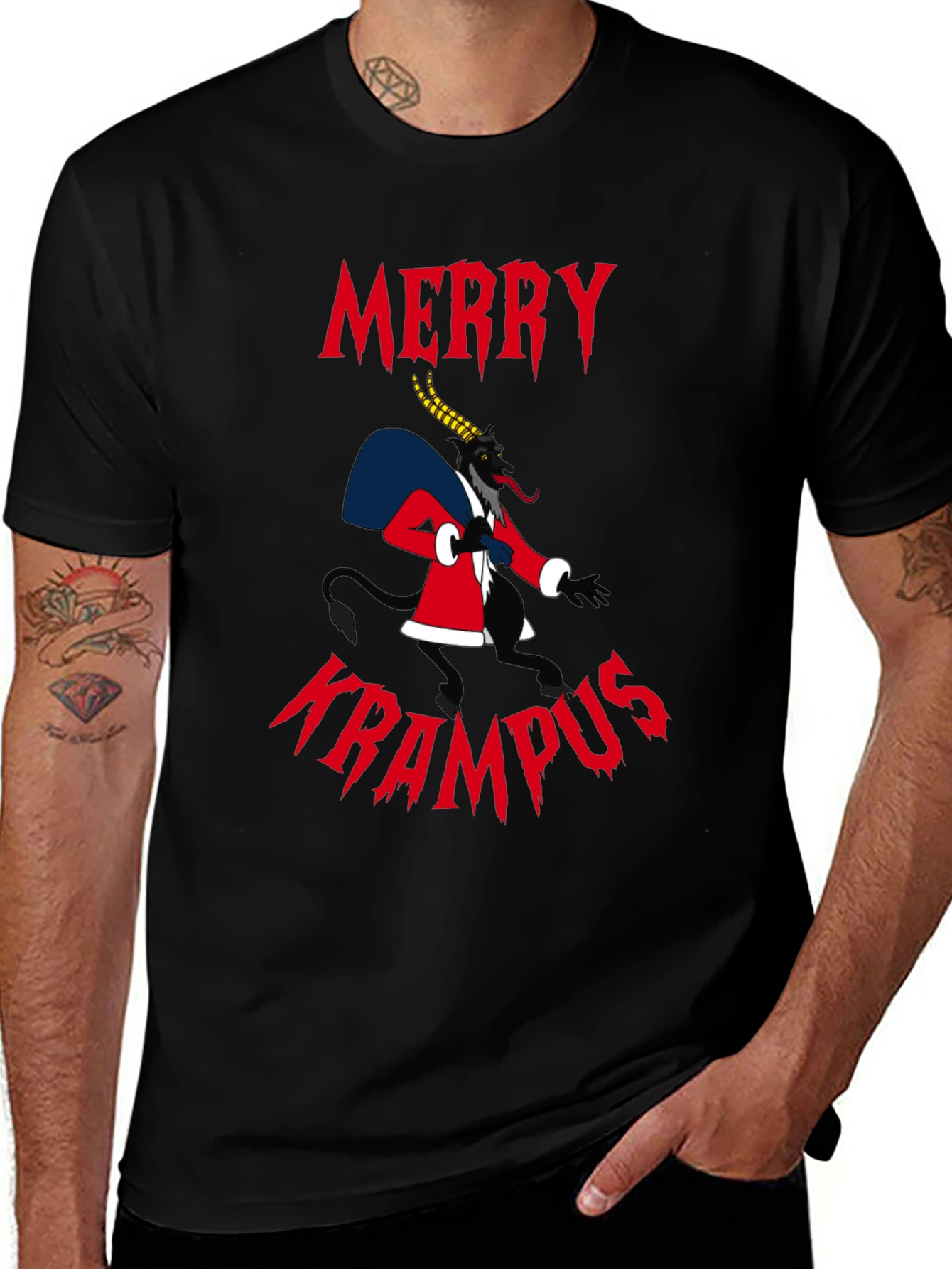 Merry Krampus Graphic T-Shirt