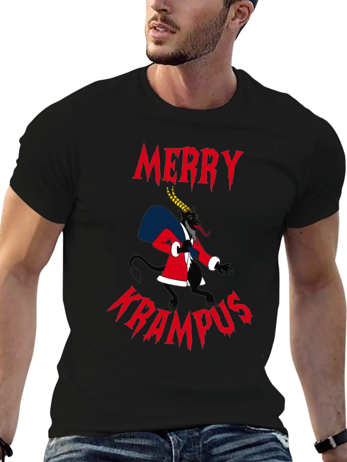 Merry Krampus Graphic T-Shirt