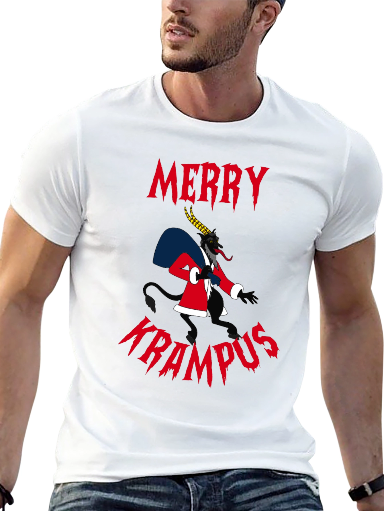 Merry Krampus Graphic T-Shirt