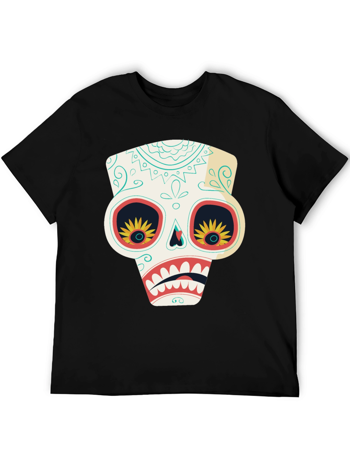 Sugar Skull T-Shirt - Day of the Dead Style