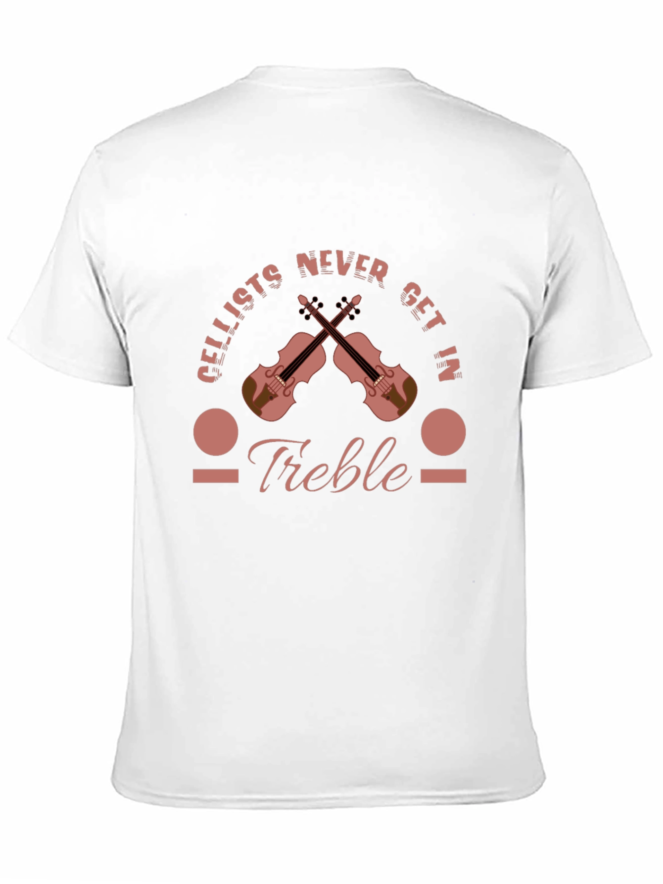 Cellists Never Get In Treble Black T-Shirt