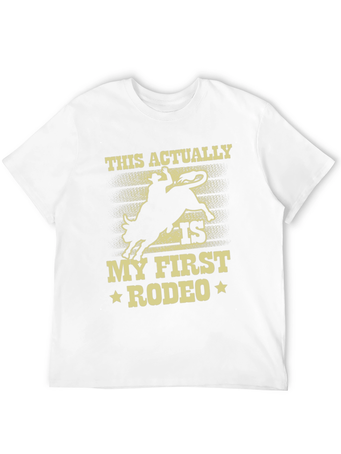 This Actually Is My First Rodeo Black Tee