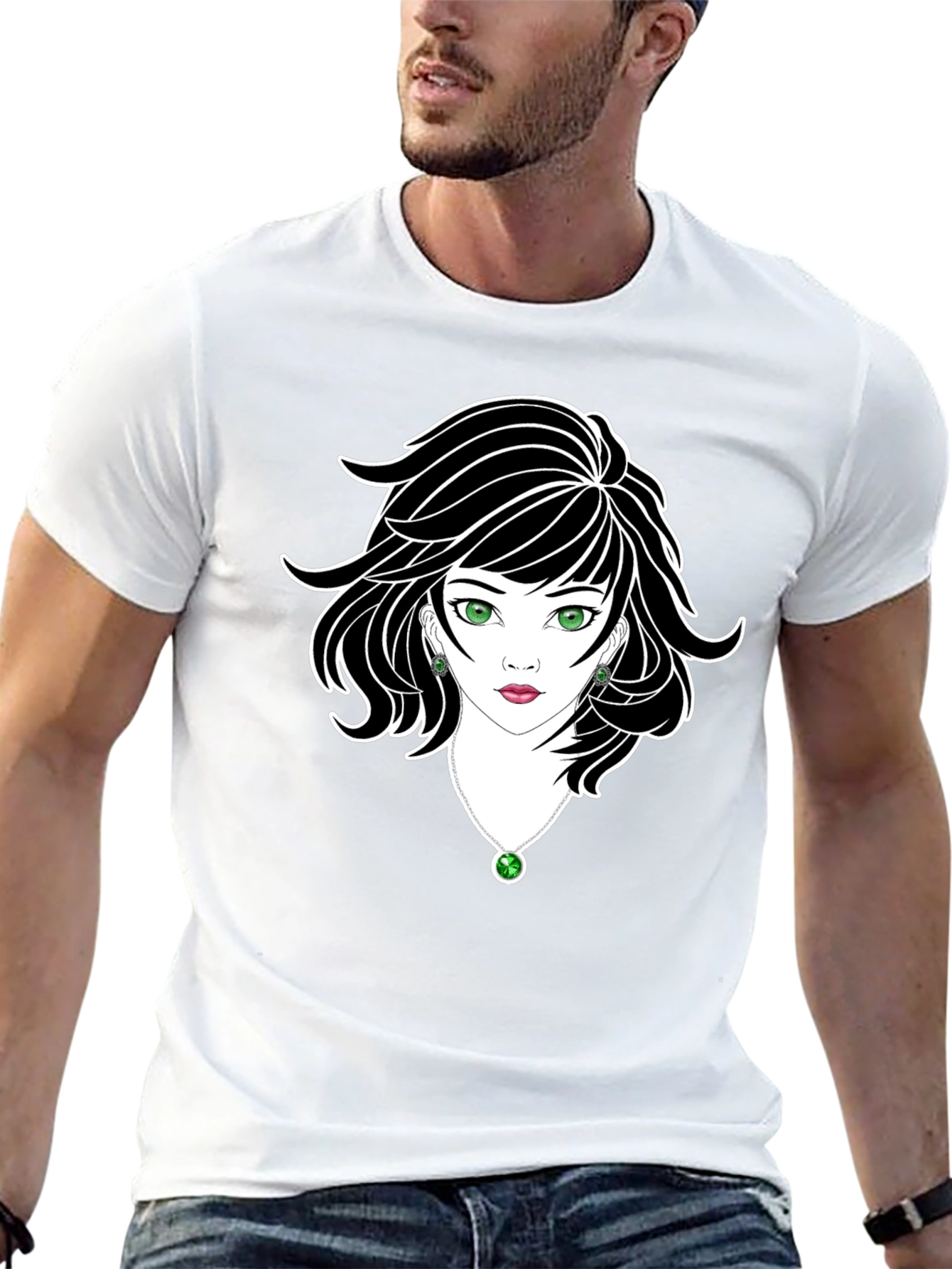 Lady Luck Graphic Tee - Black Unisex Shirt