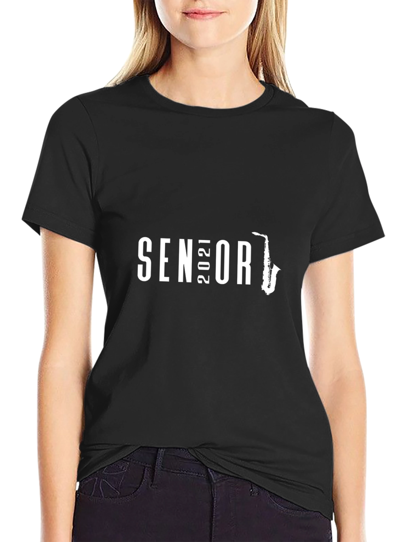 Senior 2021 Saxophone T-Shirt
