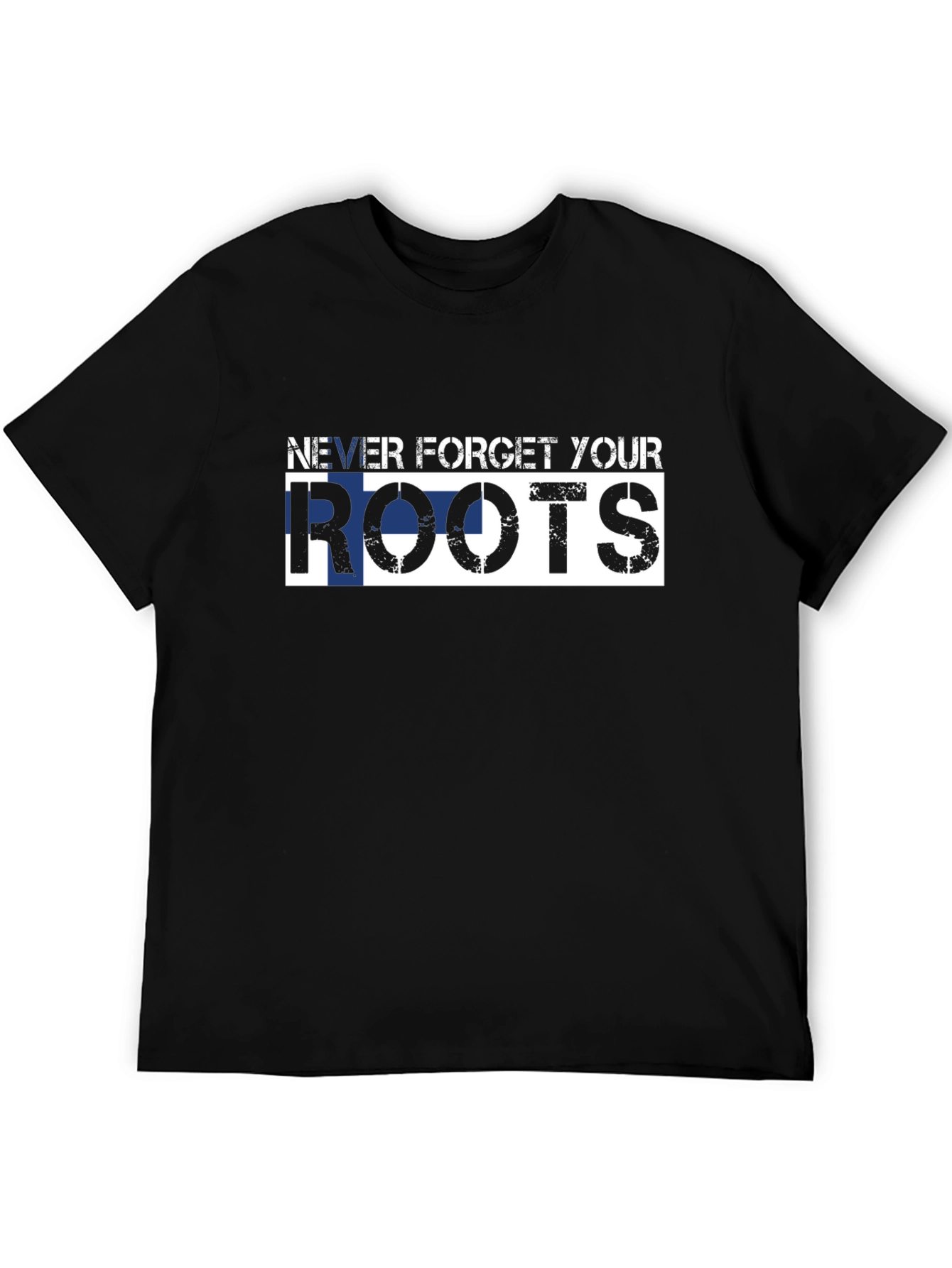 Never Forget Your Roots T-Shirt - Black