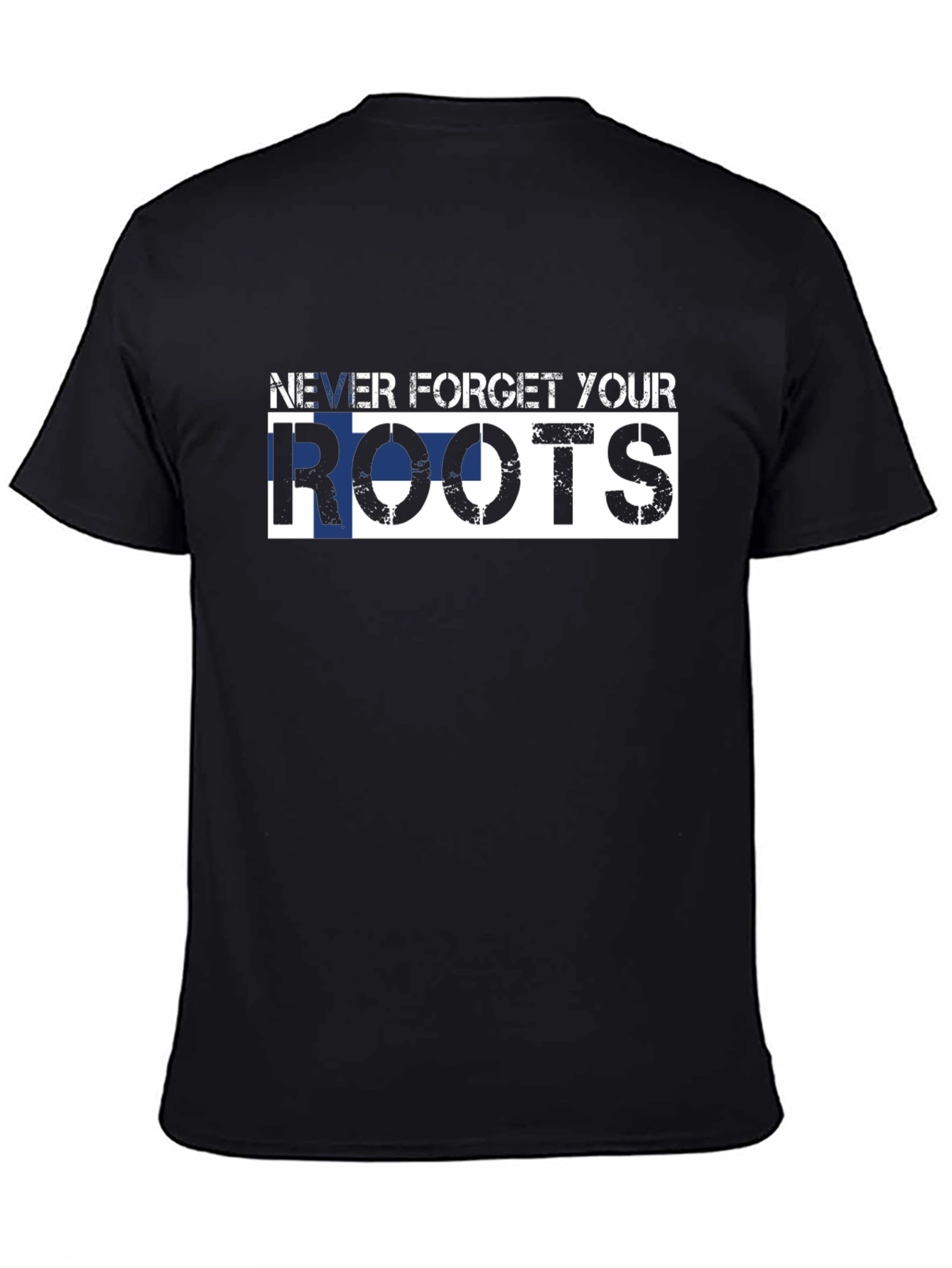 Never Forget Your Roots T-Shirt - Black